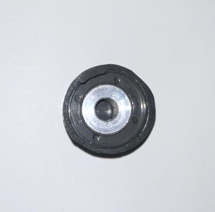Knob, 1" diameter, 0.25" shaft, set screws