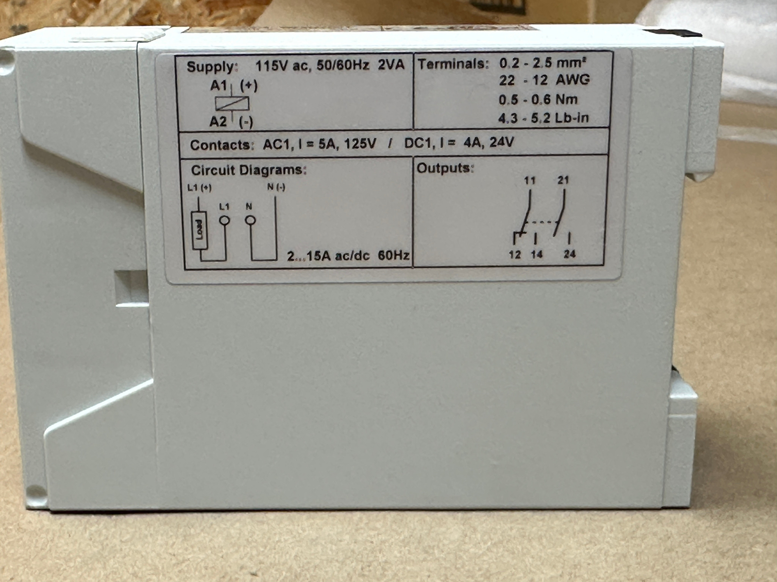 AB Allen Bradley 809S-E2D60 Series A Solid State Relay Current Monitor