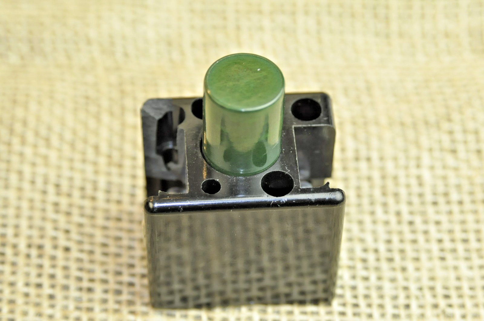 Push button, single pole. from Bundeswehr stocks.