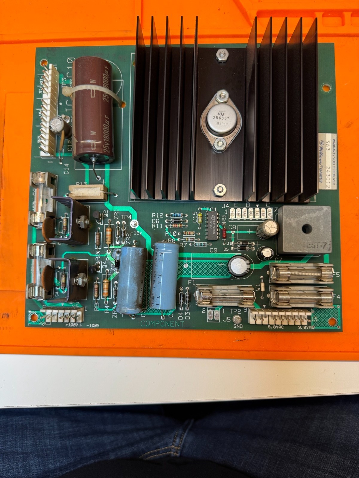 Williams Pinball  Power D-12246 Power Supply Board System 11B & 11C -not working