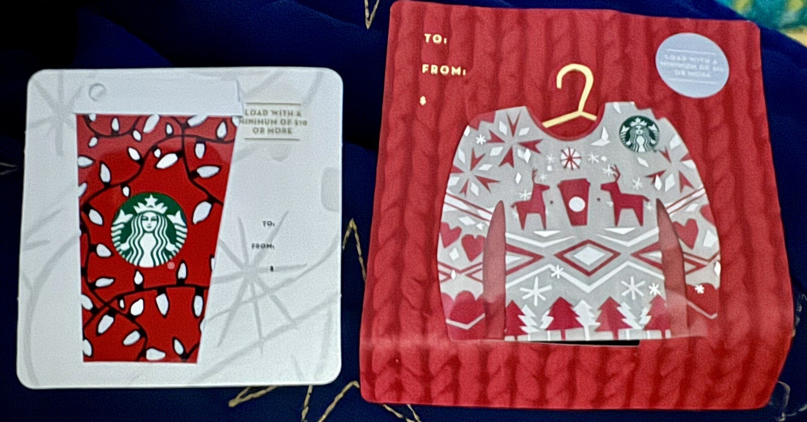 Starbucks Gift Cards. Lot Of 12 Collectible Winter Themed Cards. Unused.