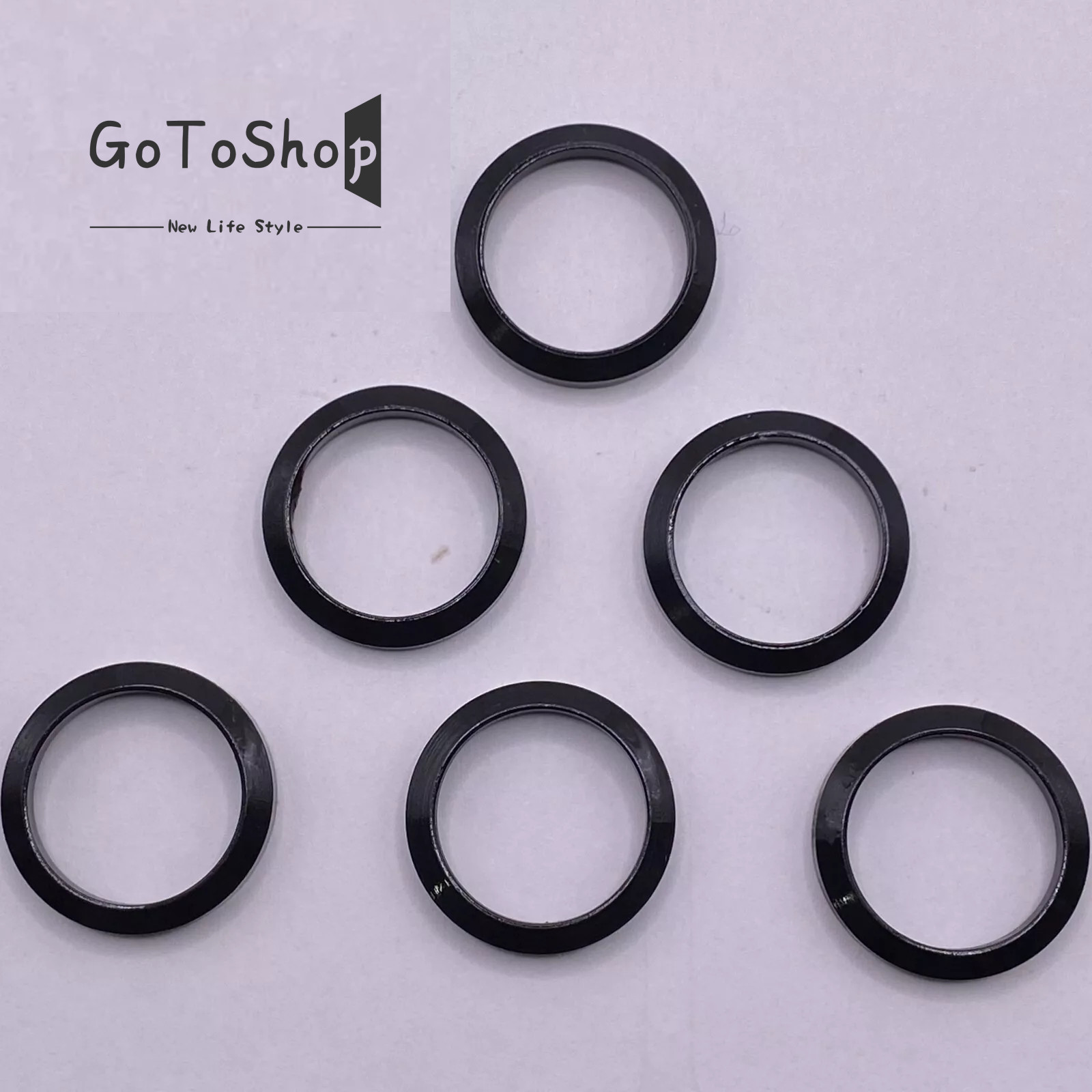 5 Pcs Crush Washer 5/8x28 TPI Black Steel for 308