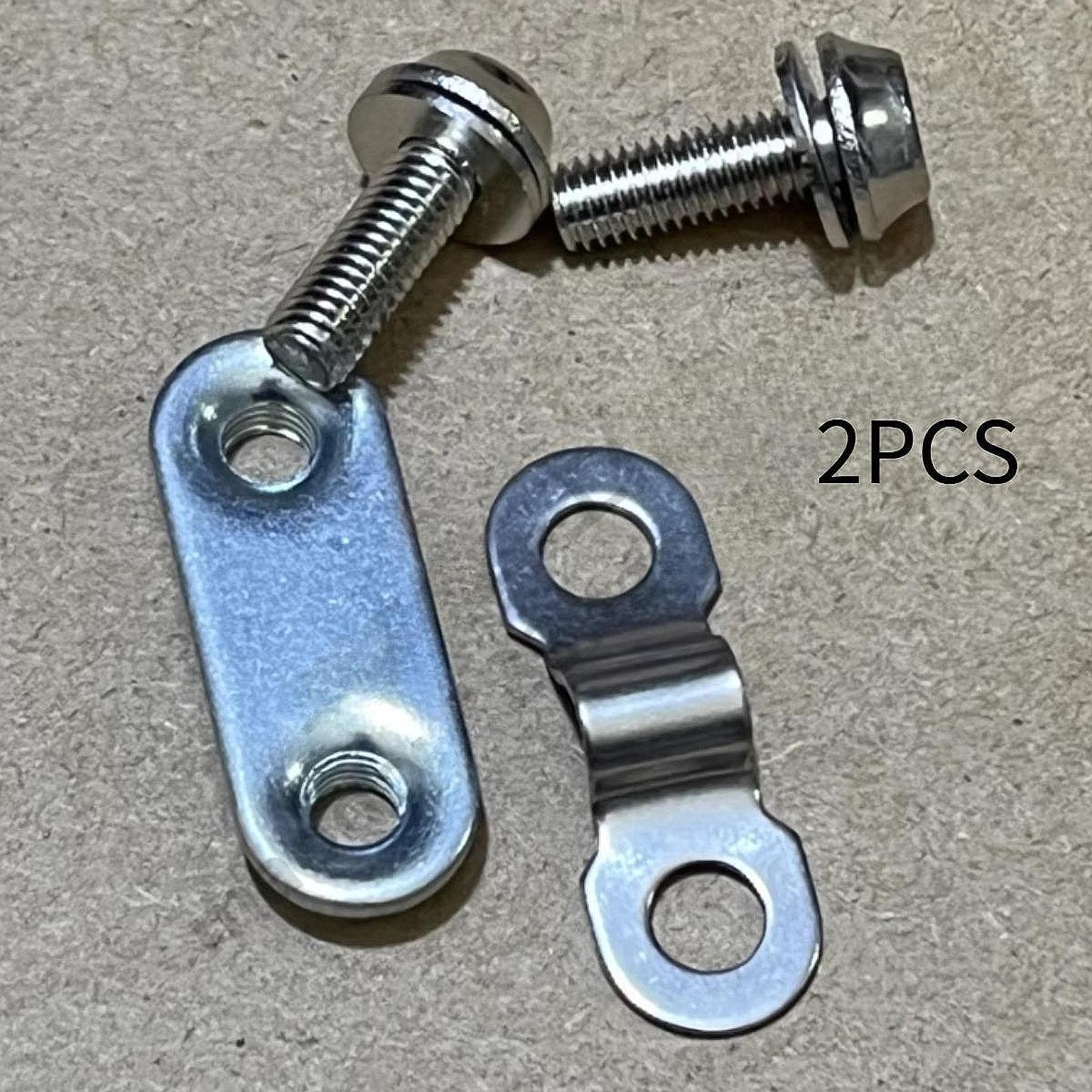2x Mudguard Leg Fixing Plate with Screws Accessory Replace Parts Mount Hole