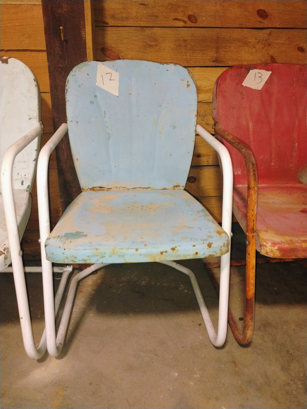 Vintage Edwards Manufacturing Fork Chairs (Set Of 2)