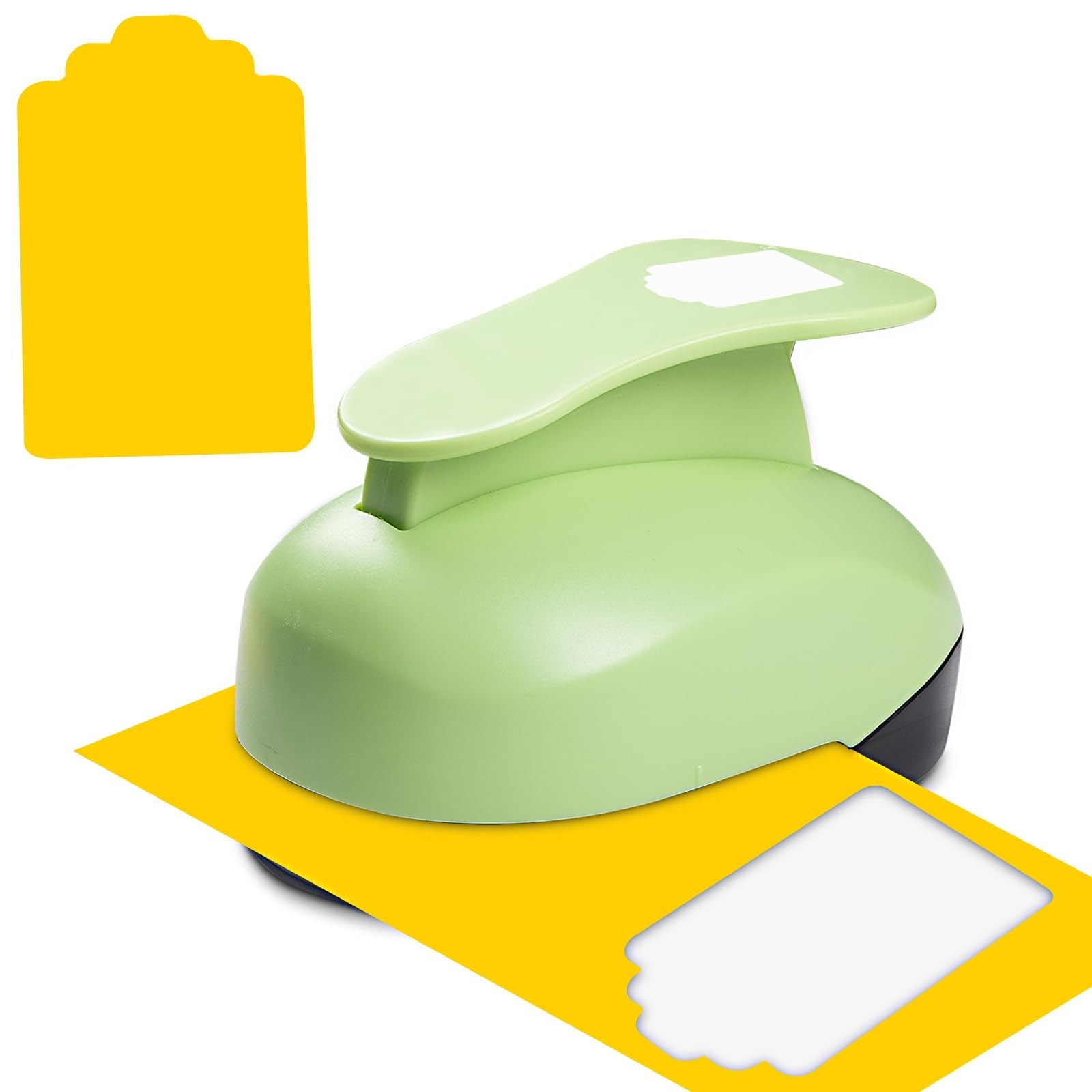 Tag Hole Punch 3 inch Tag Puncher TagCutter Tags Punches for Paper Crafts Gif...