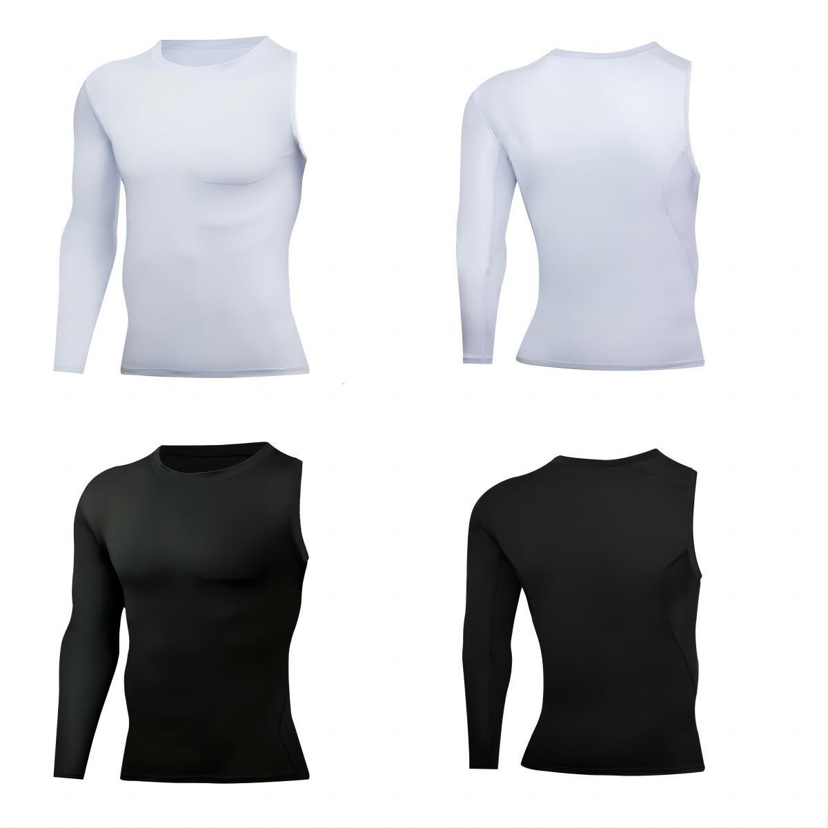 Men Sports Single Sleeve One Arm Compression Shirt Tight Workout Underwear