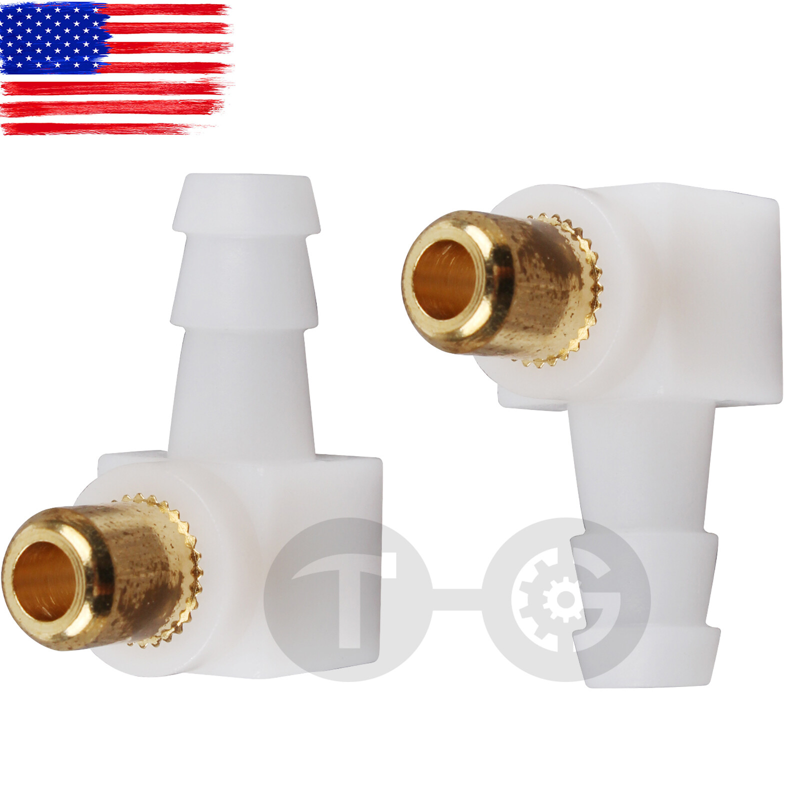 2 Carburetor Carb Fuel Fitting Elbow Connector Hose for 692317 494451 493496