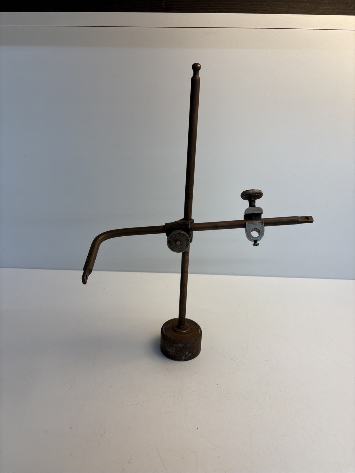 Vintage Magnetic Machinist Indicator Stand Surface Gage Fixture 14” Tall