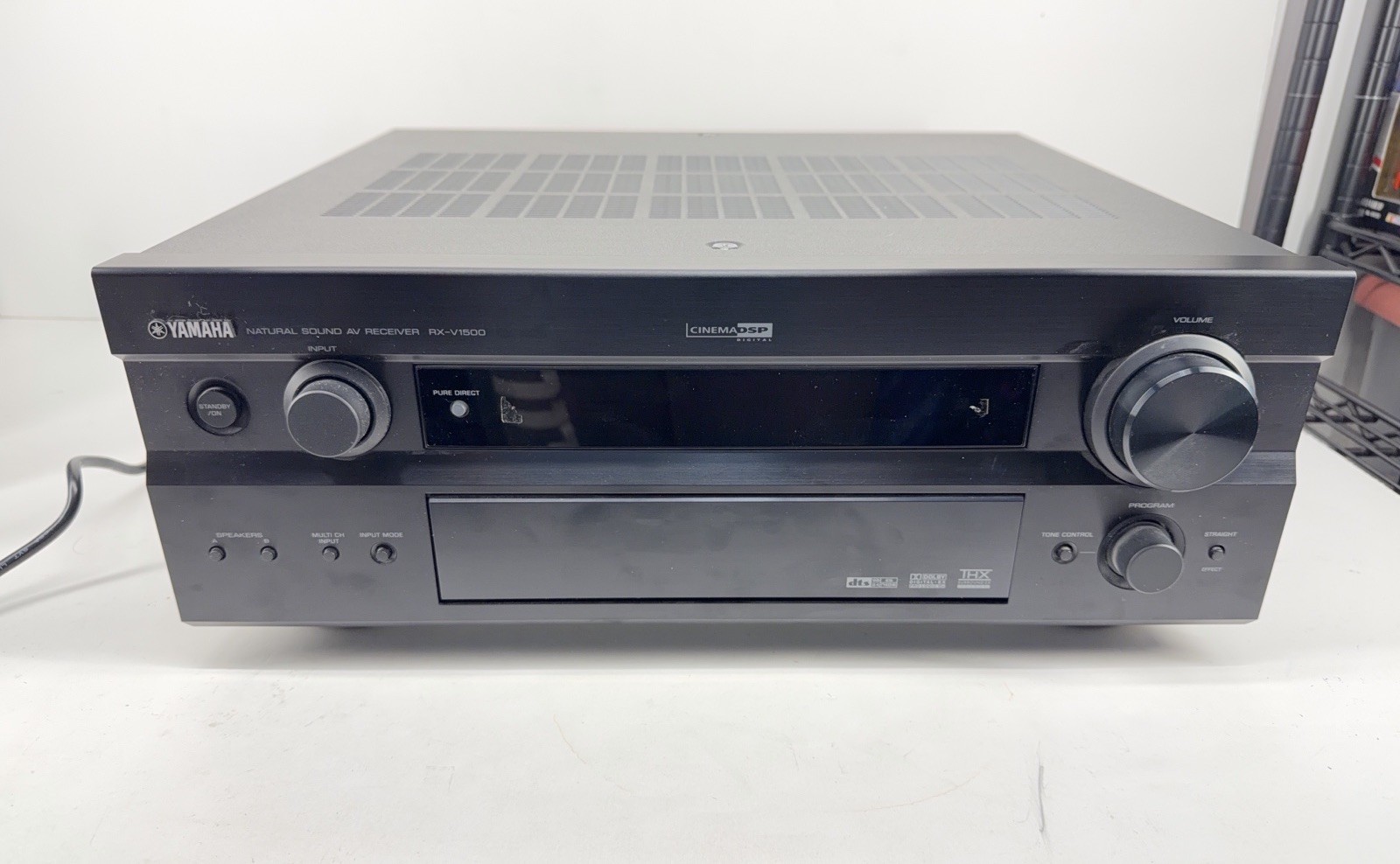 *READ, FOR PARTS/REPAIR* Yamaha RX-V1500 Natural Sound AV Receiver  *SEE VIDEO*