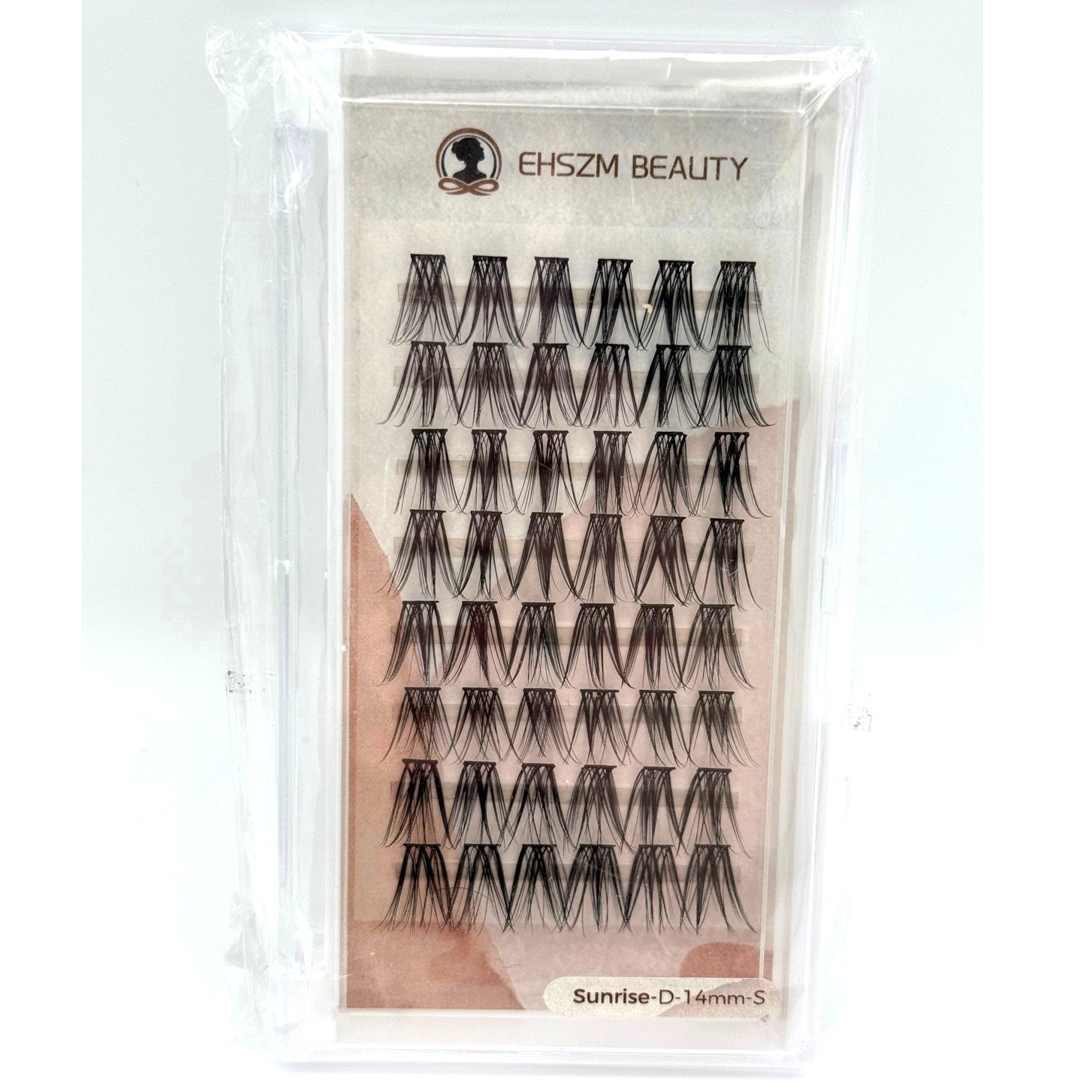 Ehszm Beauty Black Lash Clusters Sunrise-D-14MM-S