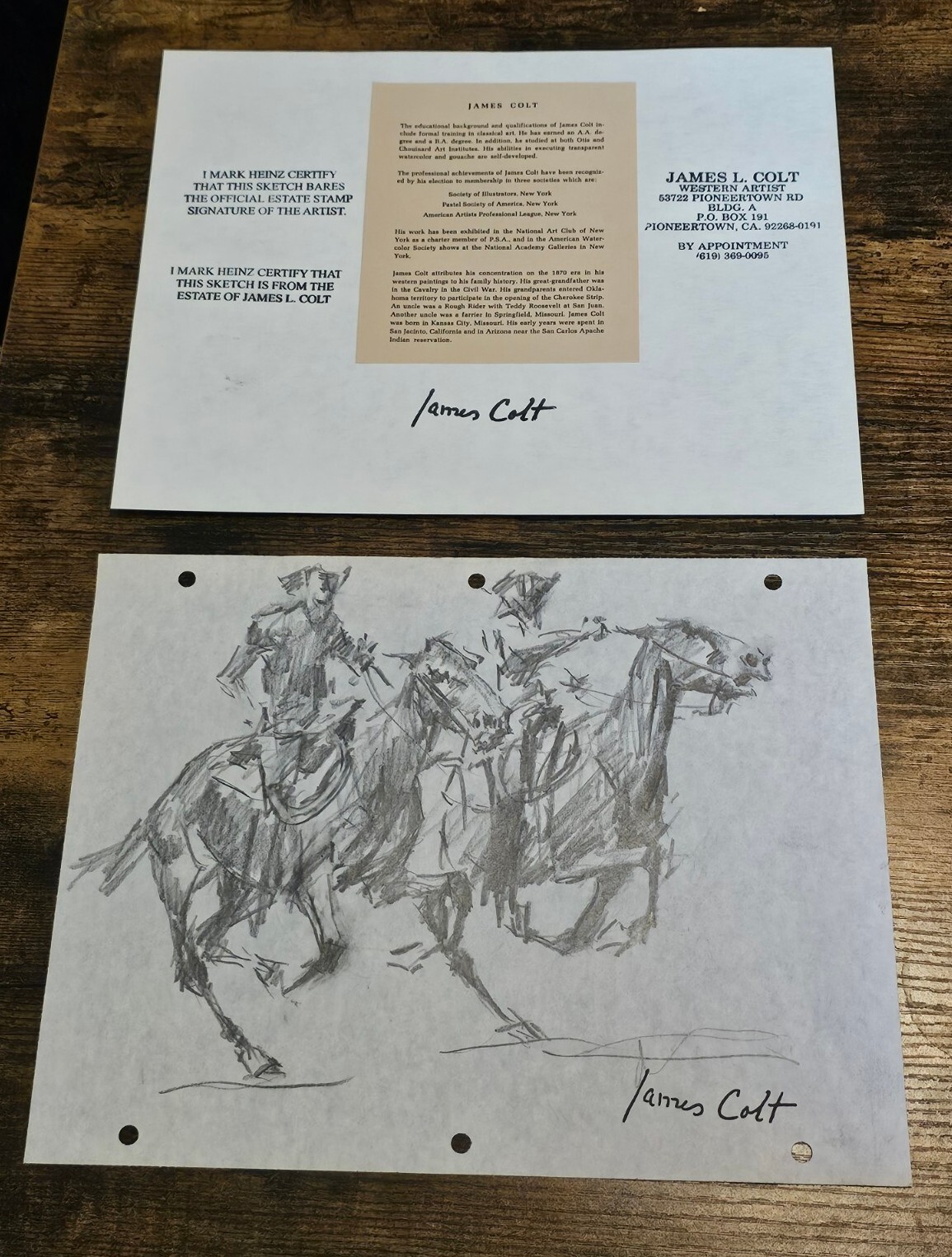 James Colt Western Cowboys Sketching (64)