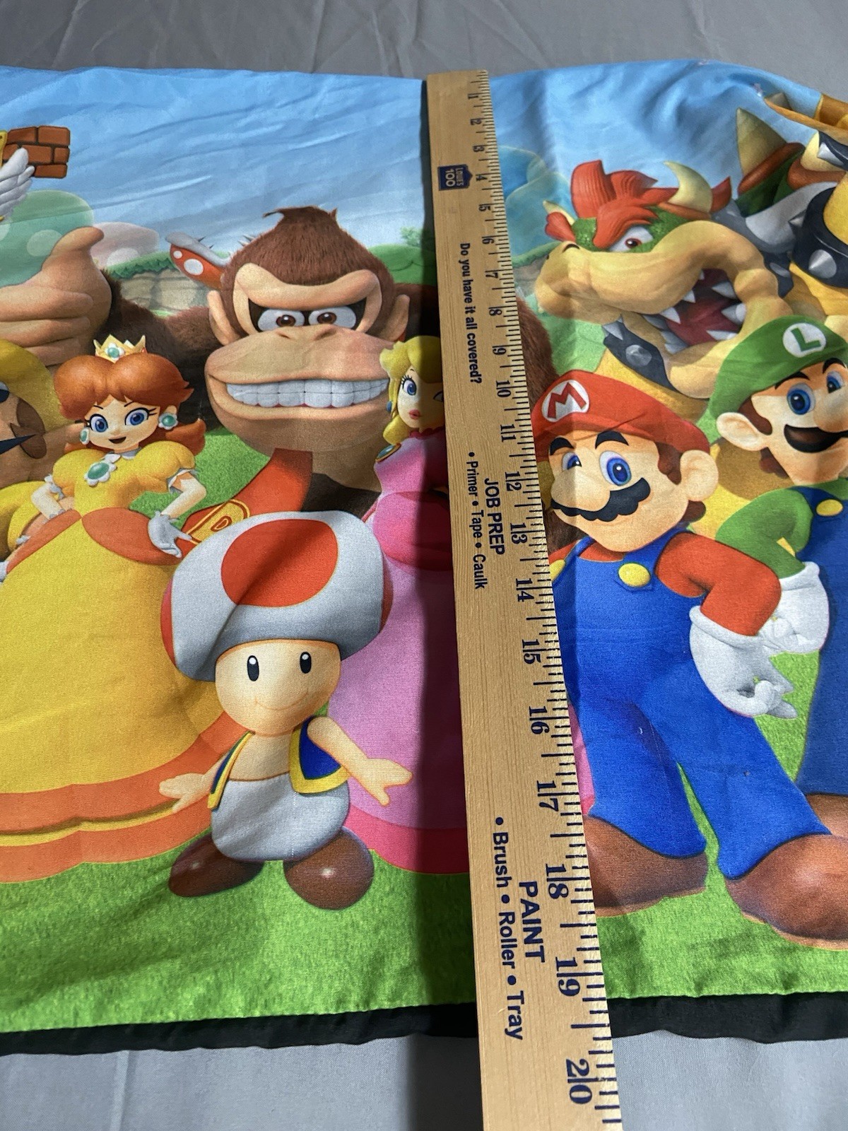Super Mario Zippered Body Size Pillowcase