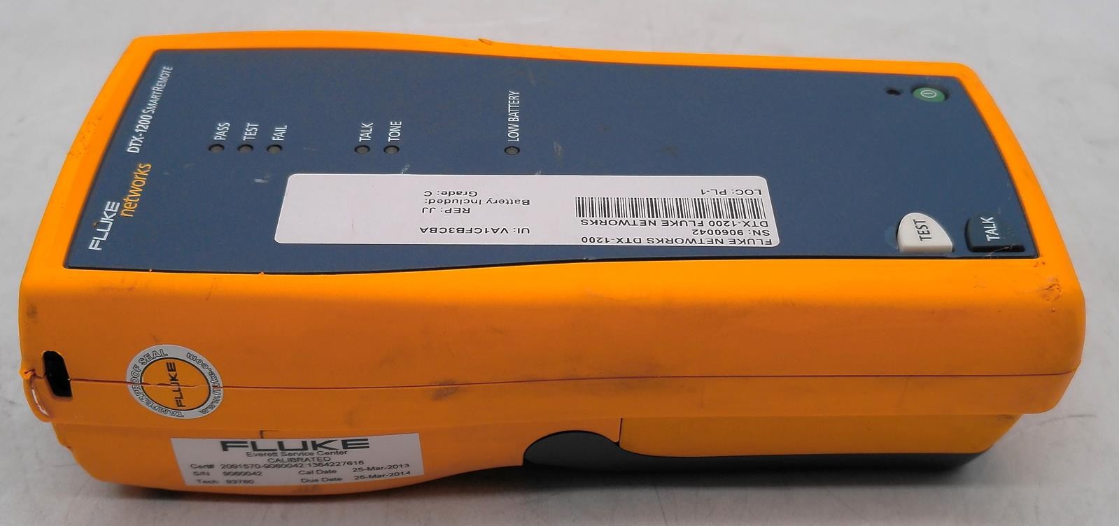 FLUKE NETWORKS DTX-1200 CAT5 CAT6 SMART REMOTE