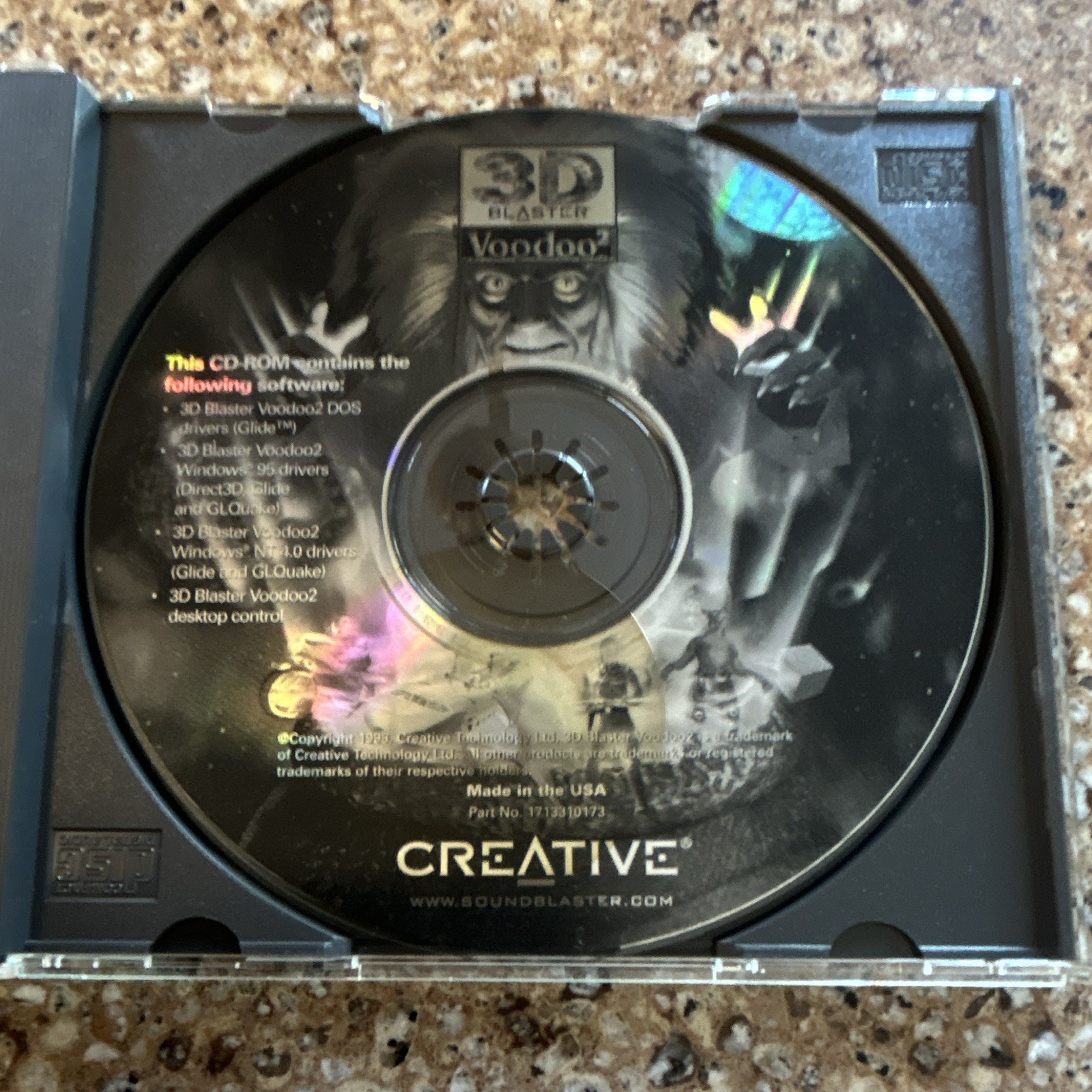 Creative 3D Blaster Voodoo2 Driver & Utility Software CD Win95/DOS/NT4 EN