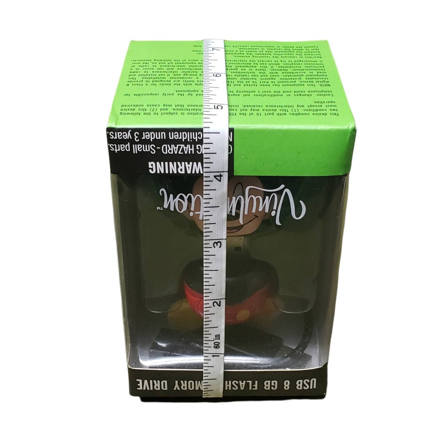 Disney Vinyl Mickey Computer USB 8GB Flash Memory Drive & Extender Cable