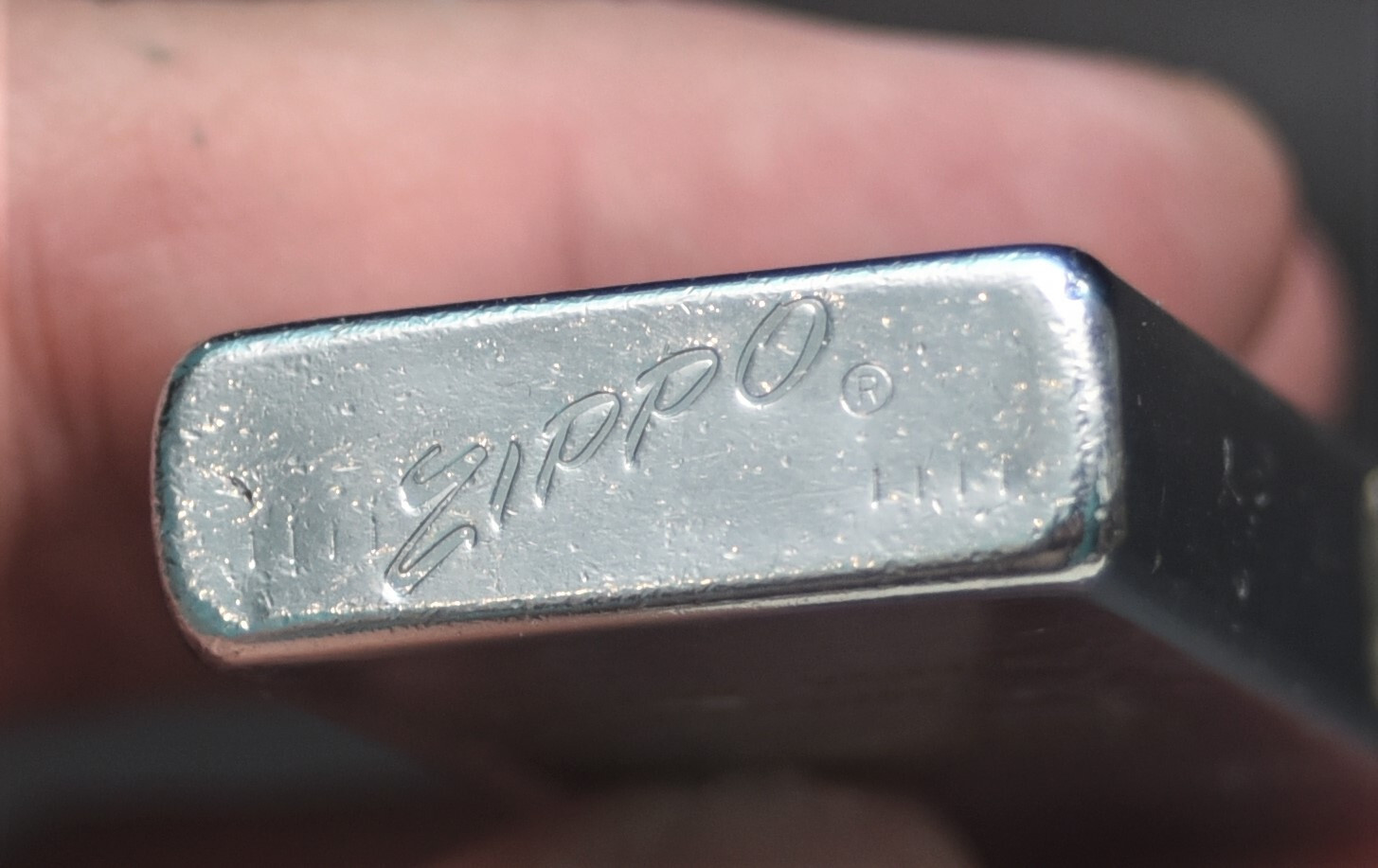 VINTAGE CHAMPLIN KEEPS THINGS MOVING ZIPPO SLIM FLAT BOTTOM IIII IIII