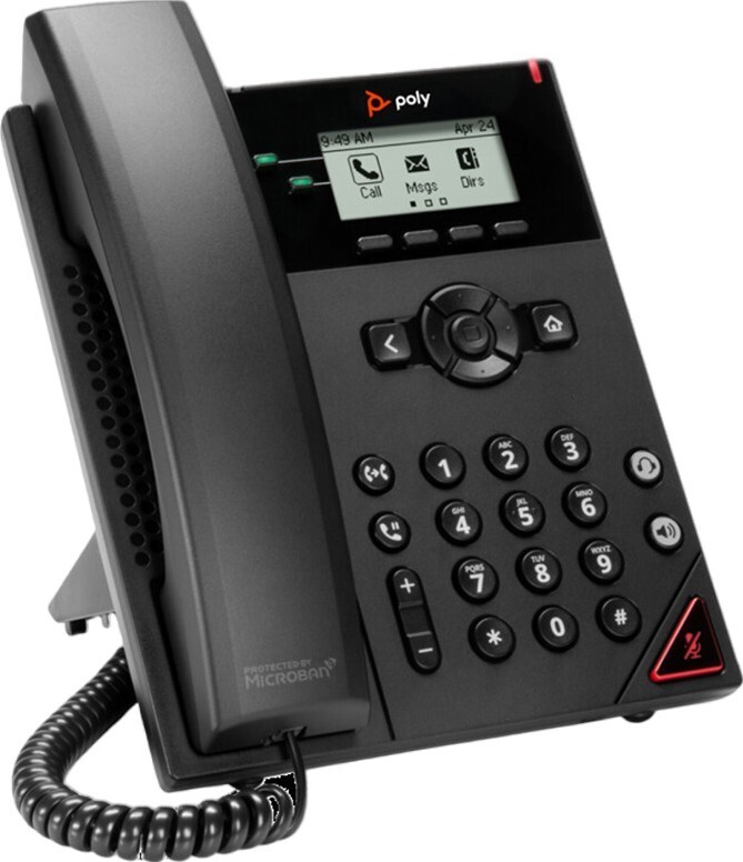 Poly VVX 150 Black IP Display Speakerphone