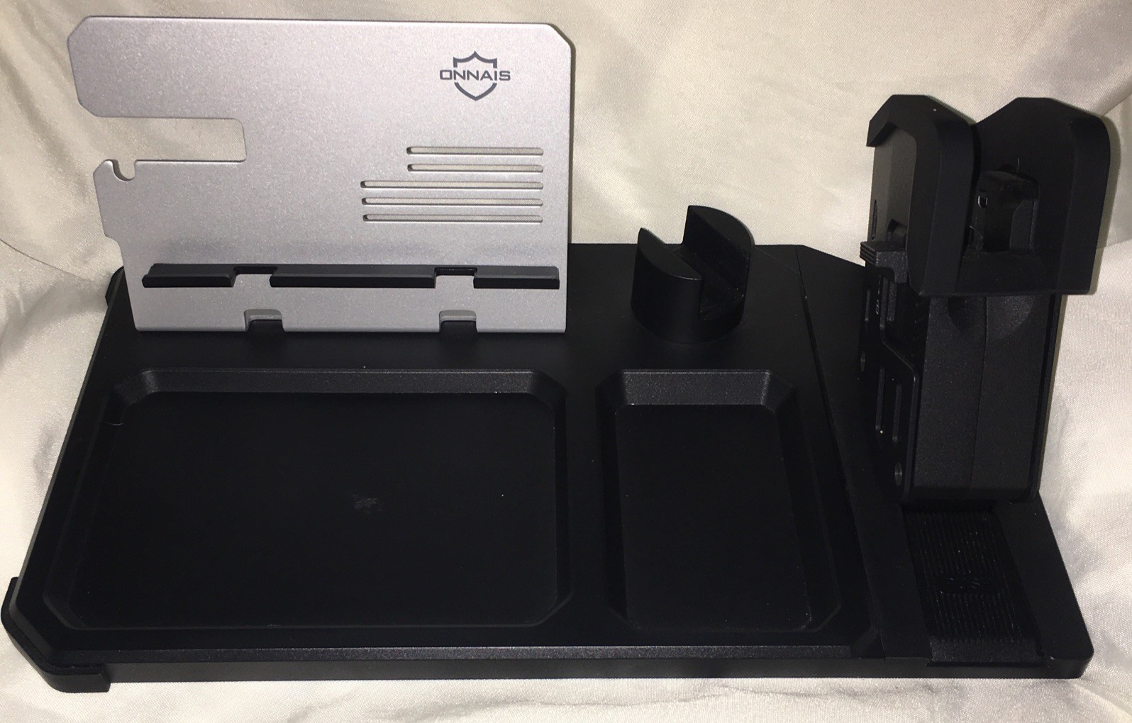 ONNAIS Gun Rack Trigger Lock - Detachable One-Hand Quick-Access Pistol Rack w...