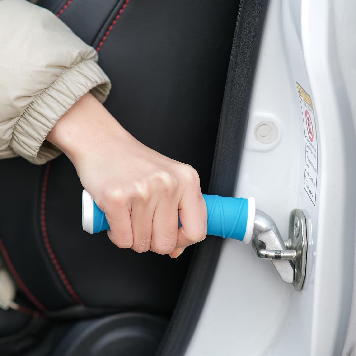Car Door Handle for Elderly,Portable Vehicle Support Handle for Easy Sit to S...