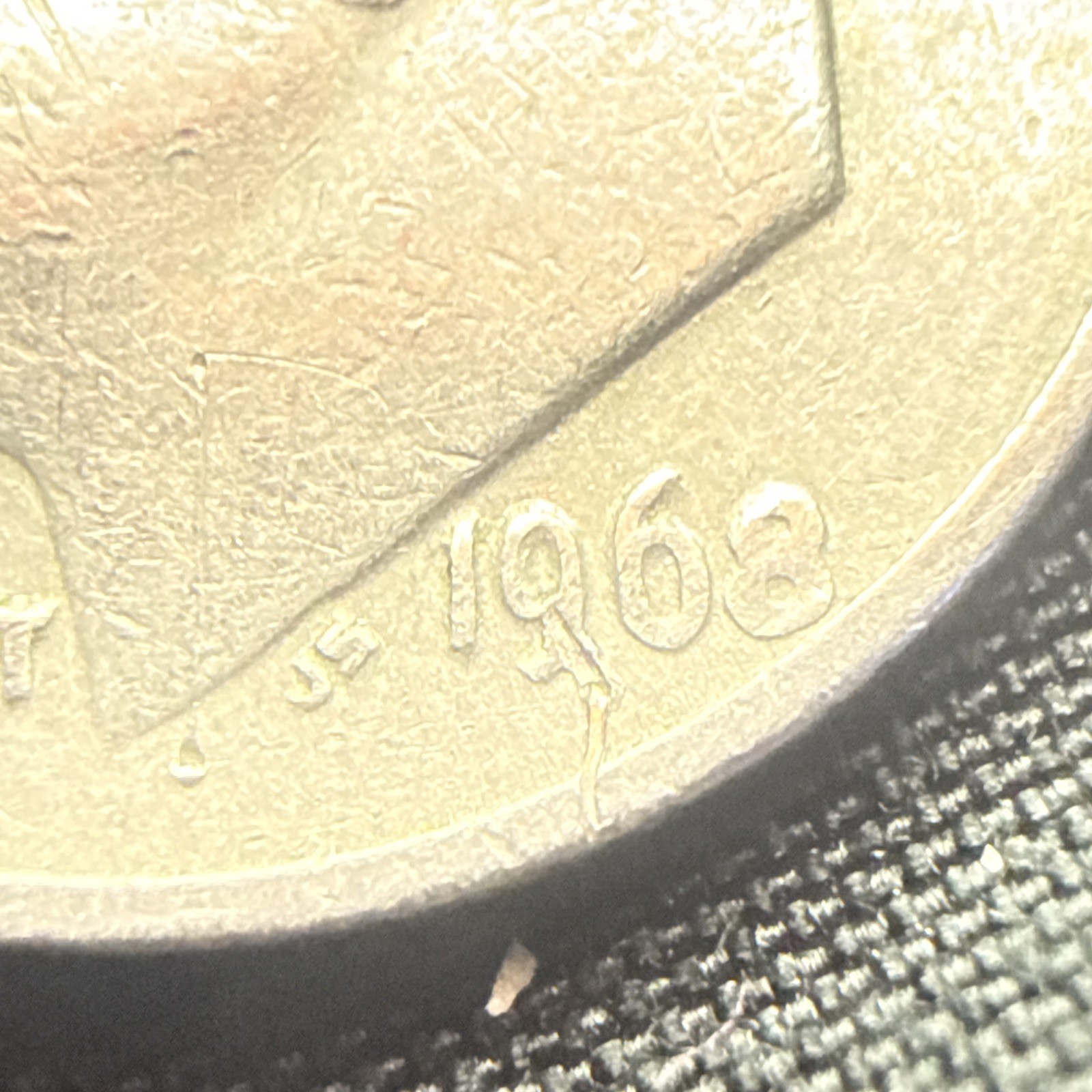 1968 Roosevelt Dime No Mint Mark Circulated Condition