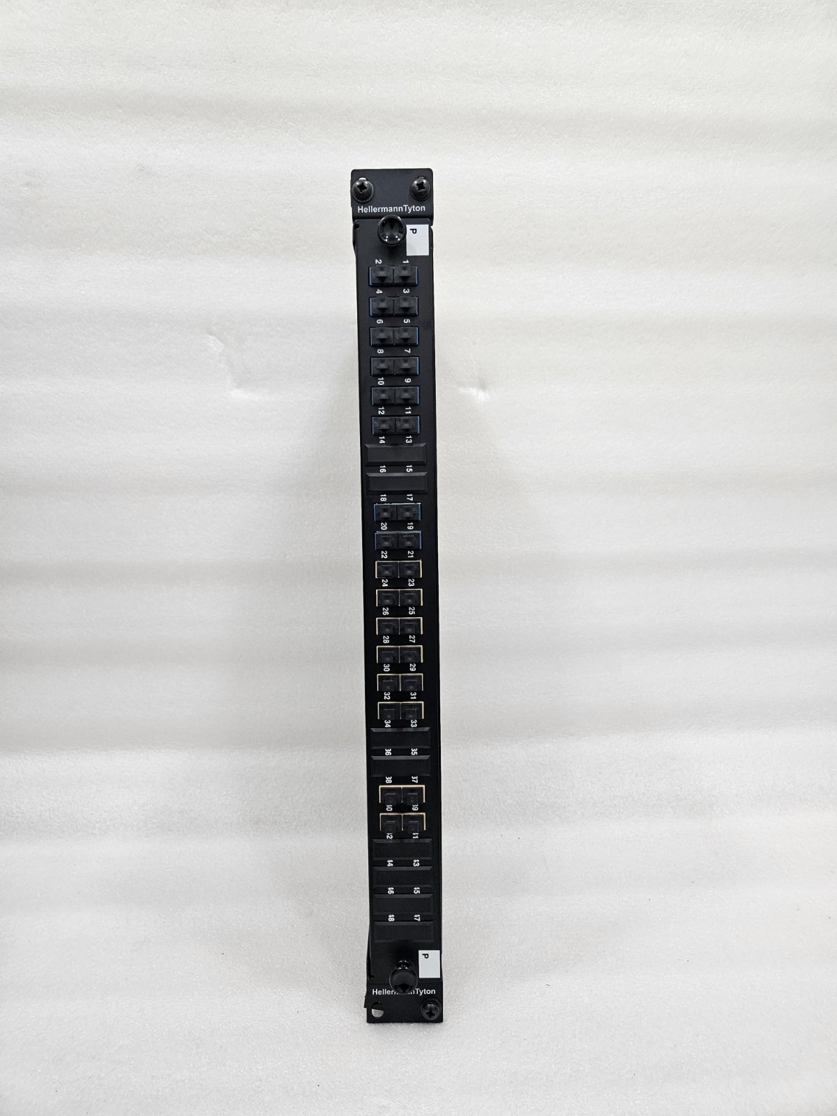 HELLERMANNTYTON FBPSBKL-SCKKDX-16VFS Fiber Patch Panel