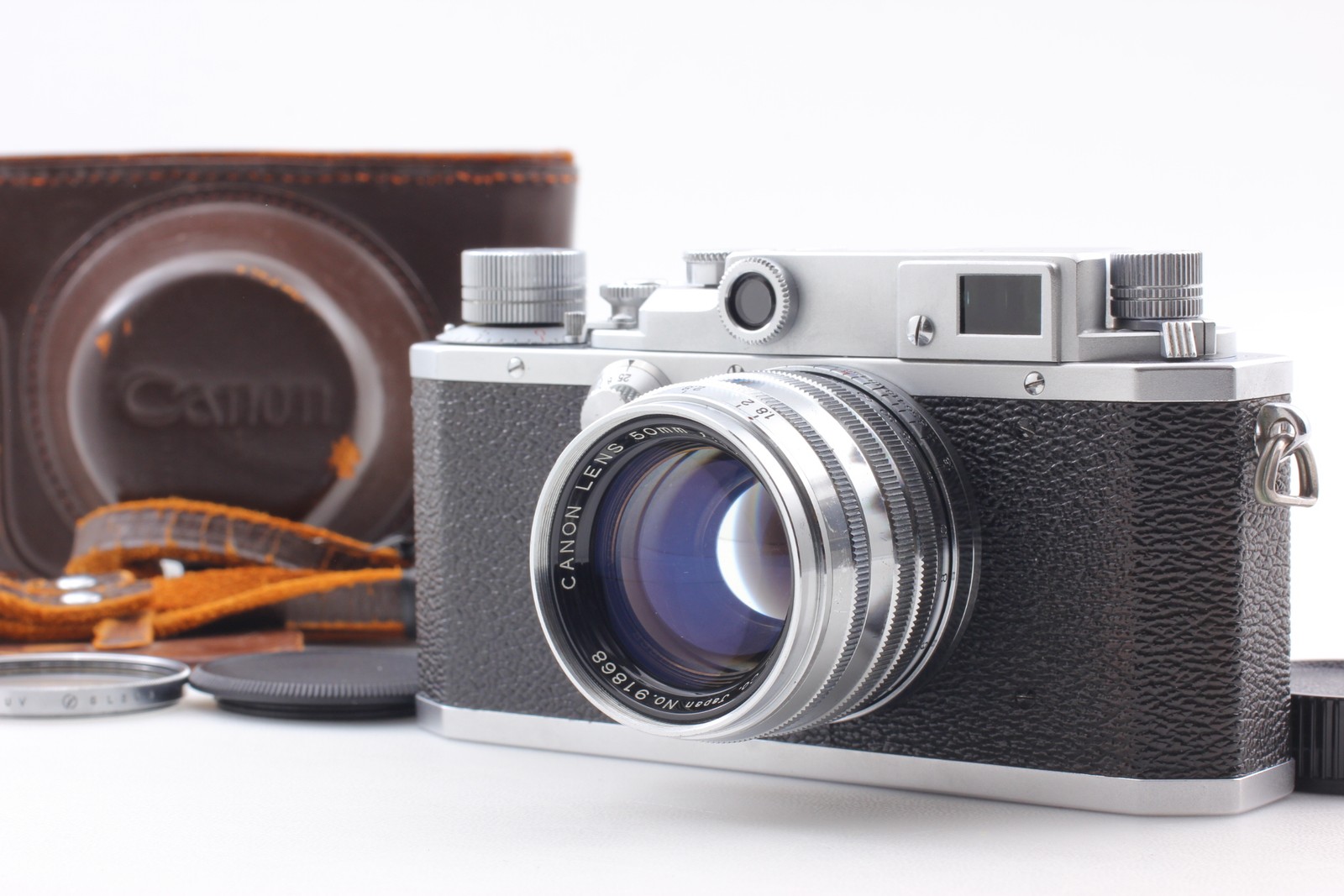 ⏯️ CLA'd [ N MINT ] Canon IID 35mm Rangefinder Film Camera 50mm f1.8 Lens Japan