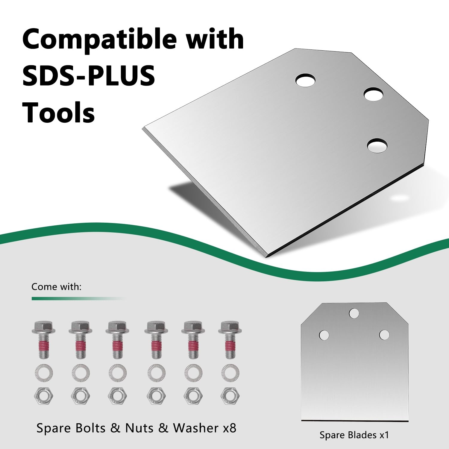 Monkey King Bar-Sds Plus Floor Scraper 4- inch Blades Replacement kits
