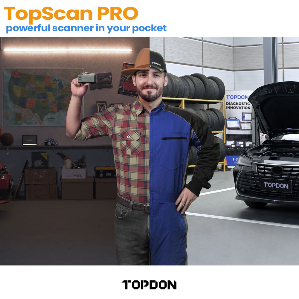 2024new! TOPDON TopScan PRO+ Wireless Key Fob Programming Immobilizer Diagnostic