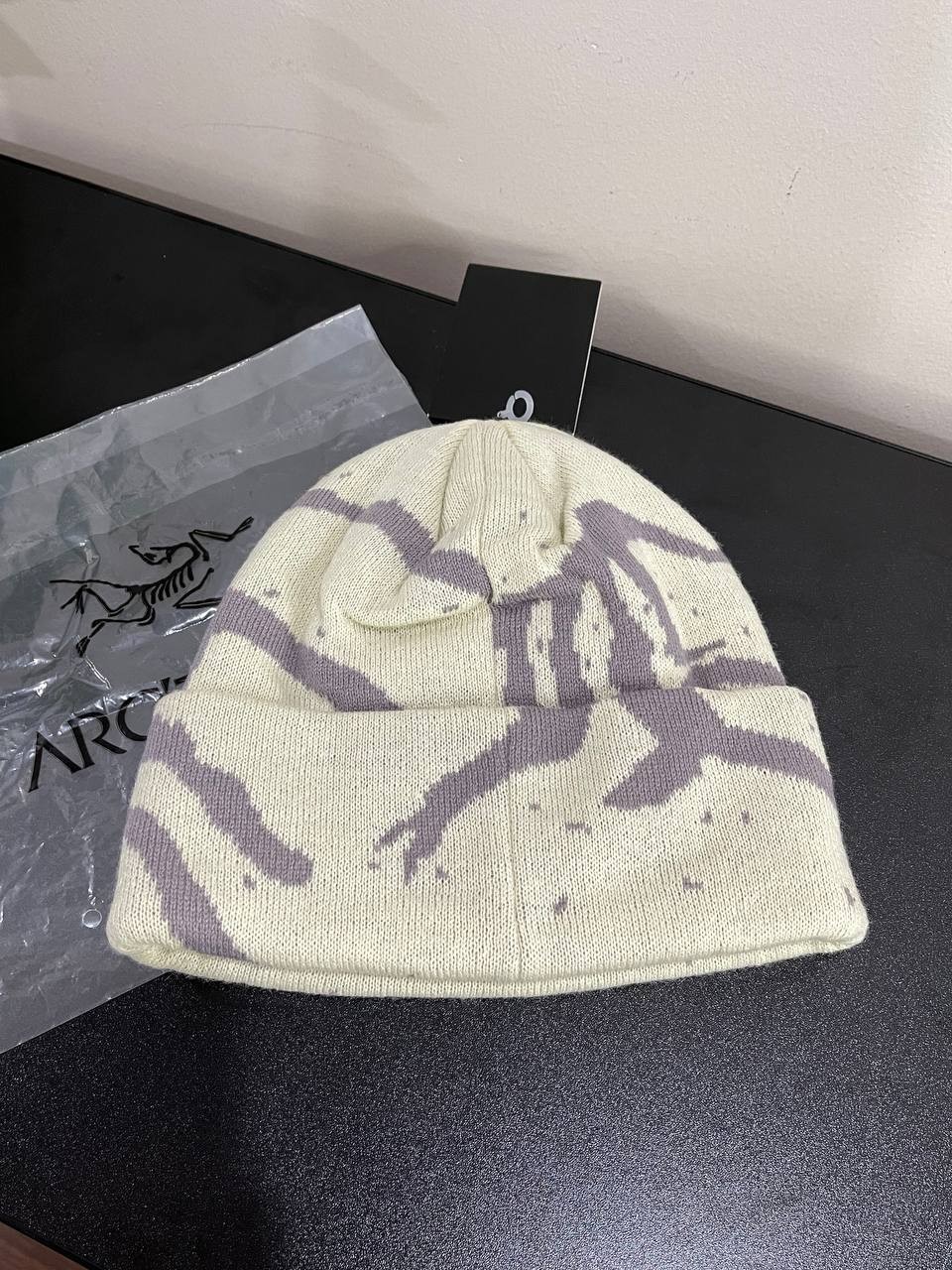Arc'teryx Grotto Toque Beanie Cream Alpine Rose Unisex Winter Knit Hat NWT 2026