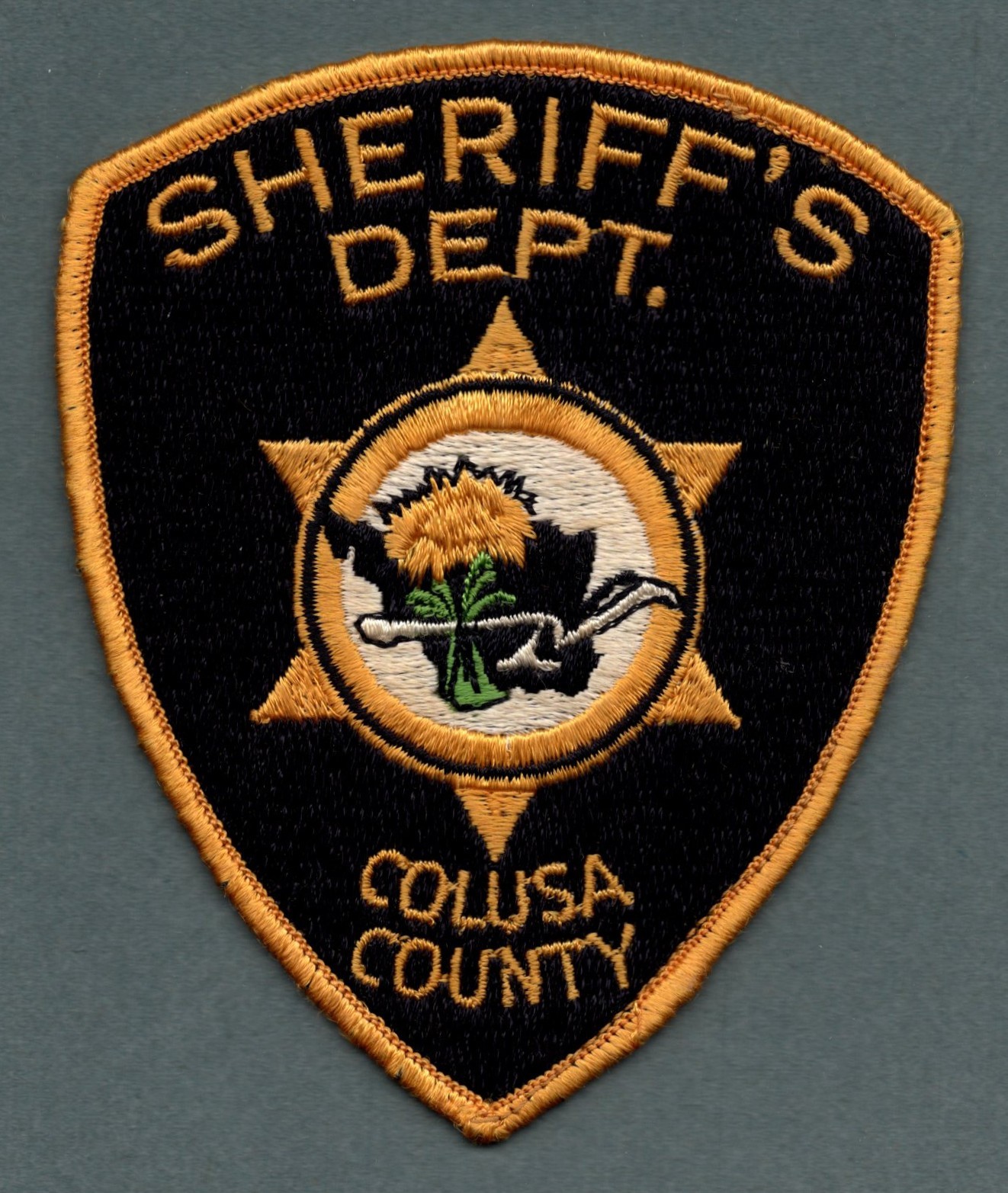 Colusa County California Sheriff Police Patch - Vintage