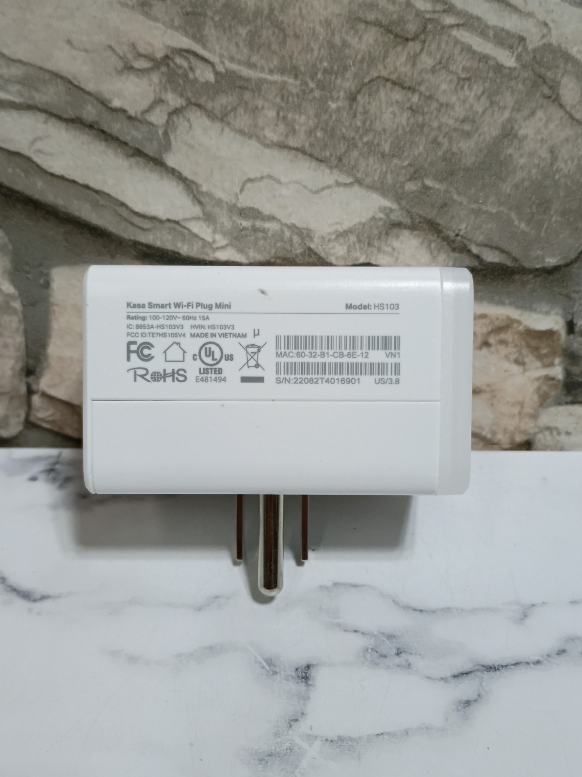 TP-Link Kasa Smart Wi-Fi Plug Mini Model: HS103