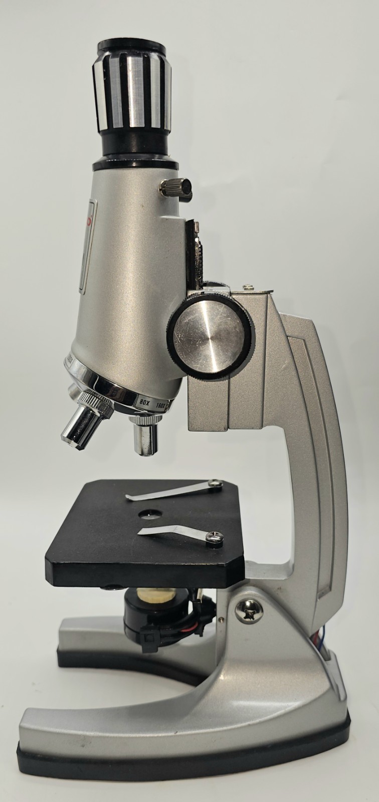 Vintage Tasco 1200x Zoom Microscope 951P Case Accessories As-Is Storage Pull