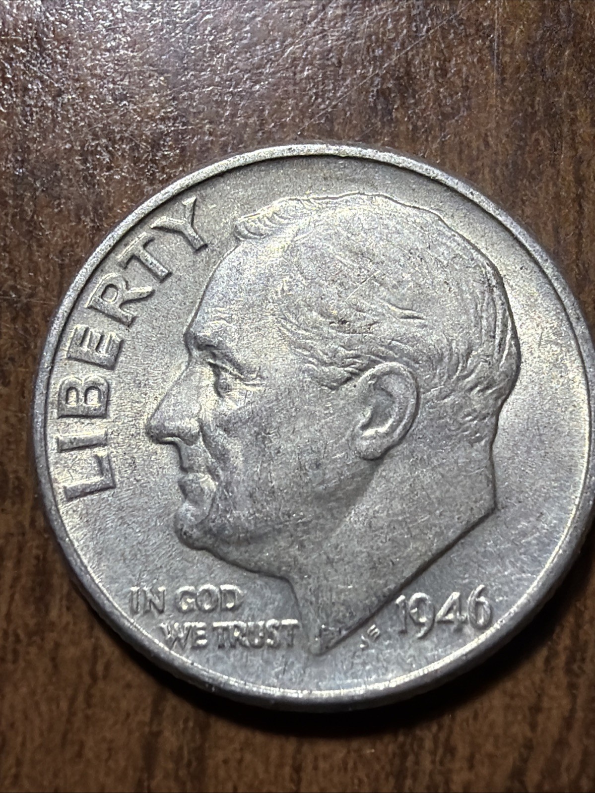 1946 Roosevelt Dime Actual Coin