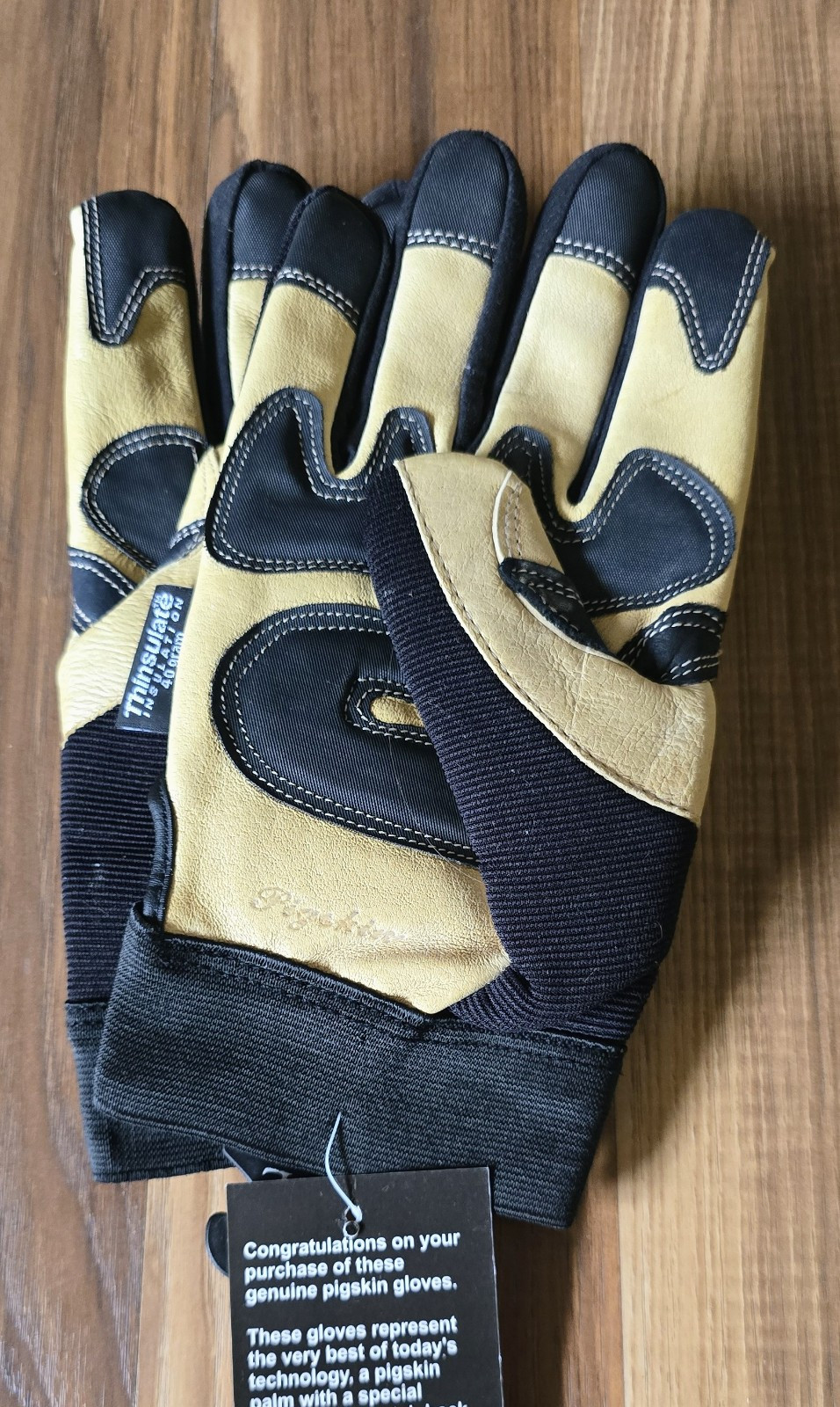 3M Thinsulate Gloves Black Eagle Large Tough Pigskin Save On Multiple Purchase
