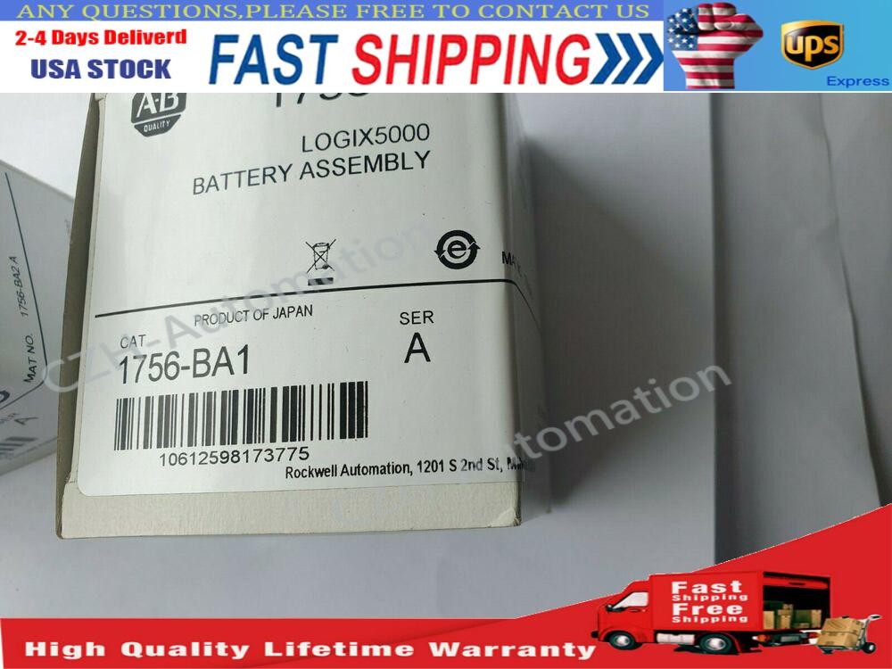 1756-BA1 3v 1800mAH Backup Battery for Allen Bradley ControlLogix 1756 Series A
