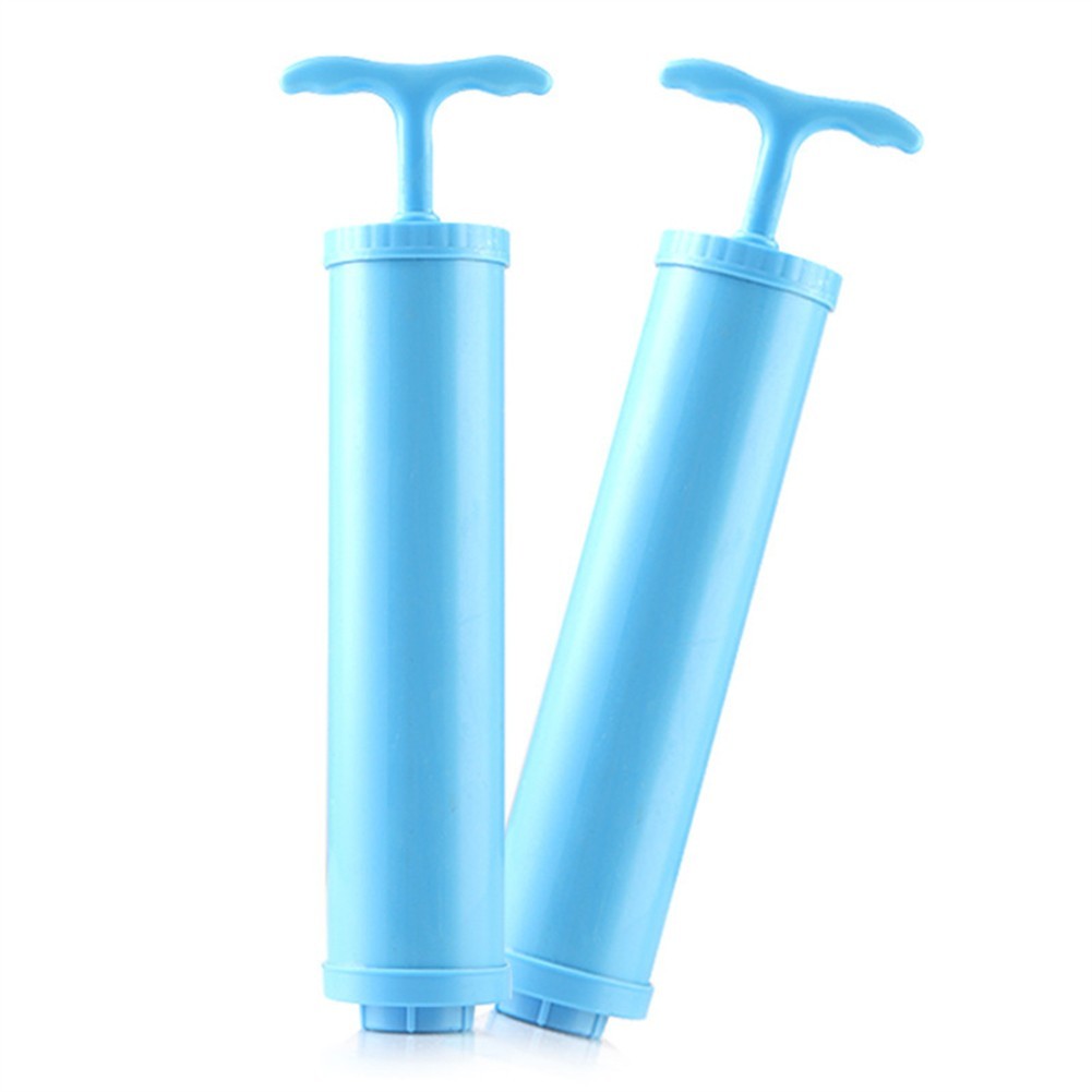 High Quality Pump Moths Saving Clothes 24.5x4.5cm Air Extractor Bag Pump Blue