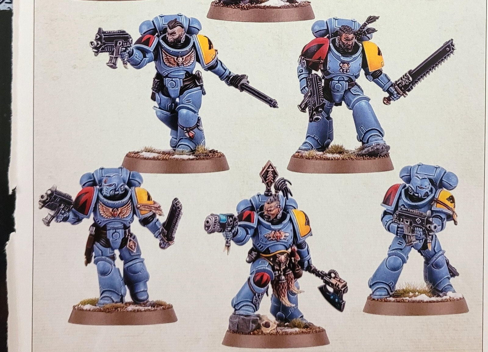 5 Grey Hunters from Space Wolves 2025 Army Boxed Set Warhammer 40K Marines