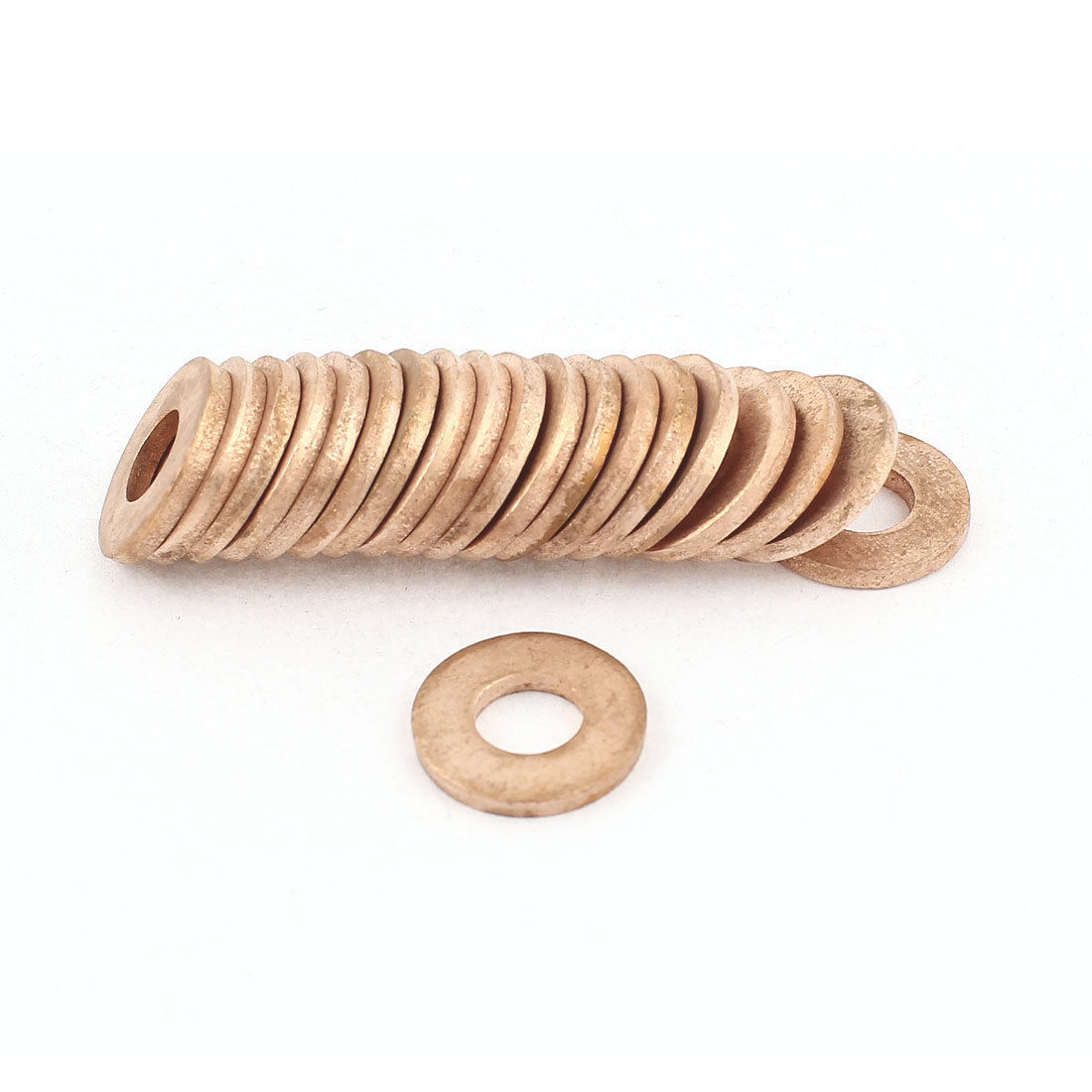 20Pcs 7mmx16mmx2mm Flat Ring Seal Gasket Fitting Copper Crush Washer