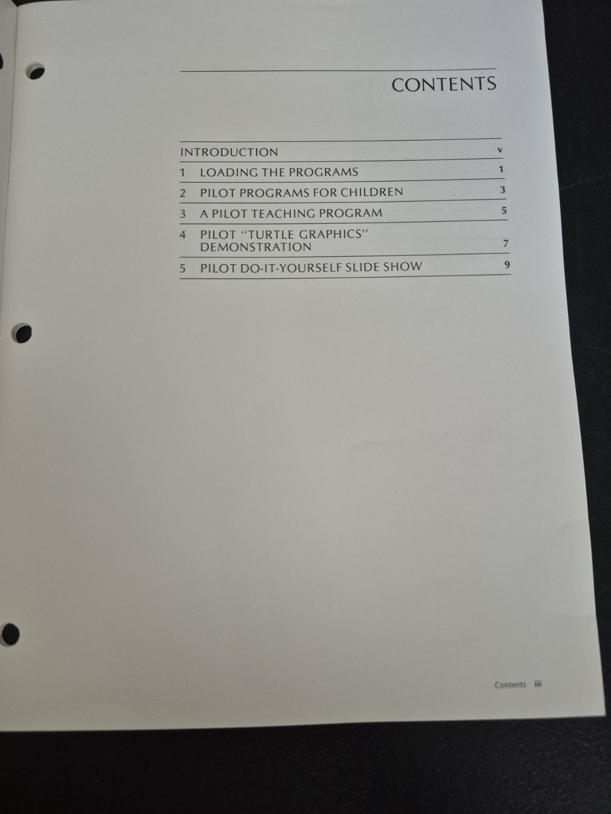 Vintage 1981 Atari 400/800 Student Pilot Reference Guide