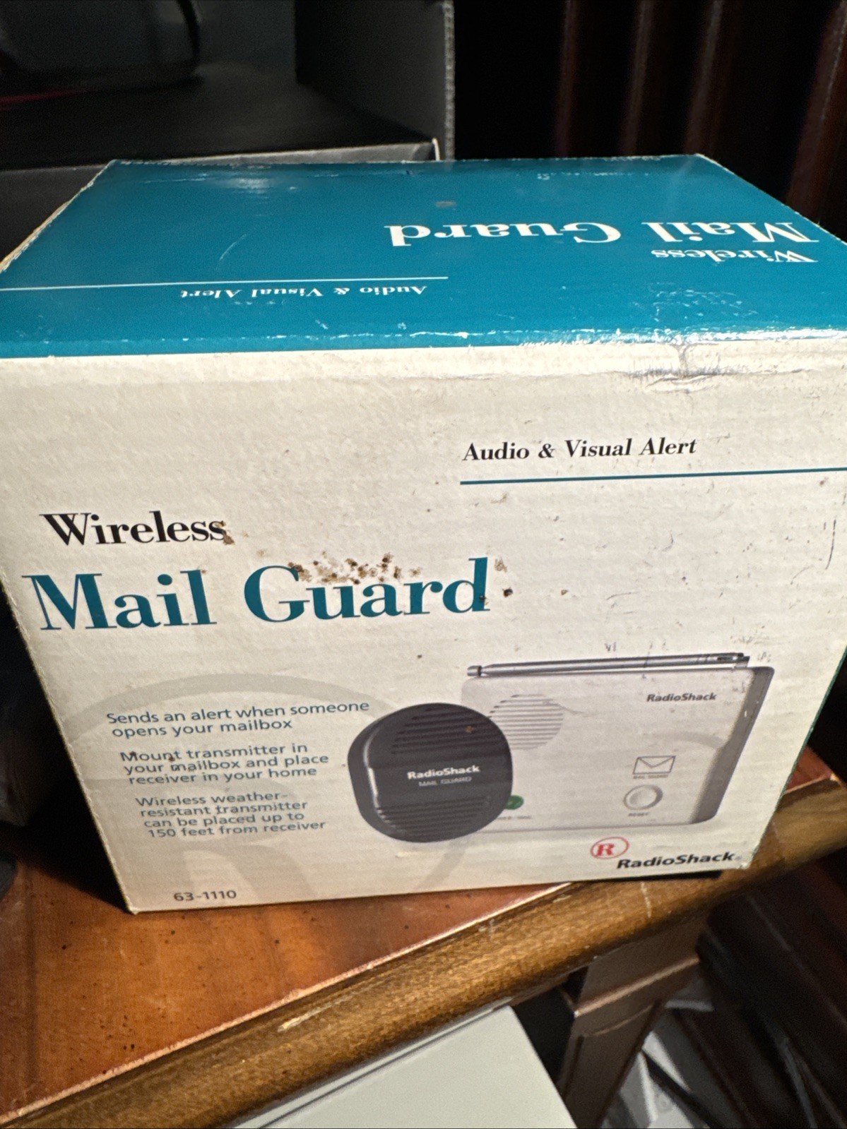 Radio Shack 63-1110 Wireless Mail Guard Mailbox Alert Protector Audio & Visual