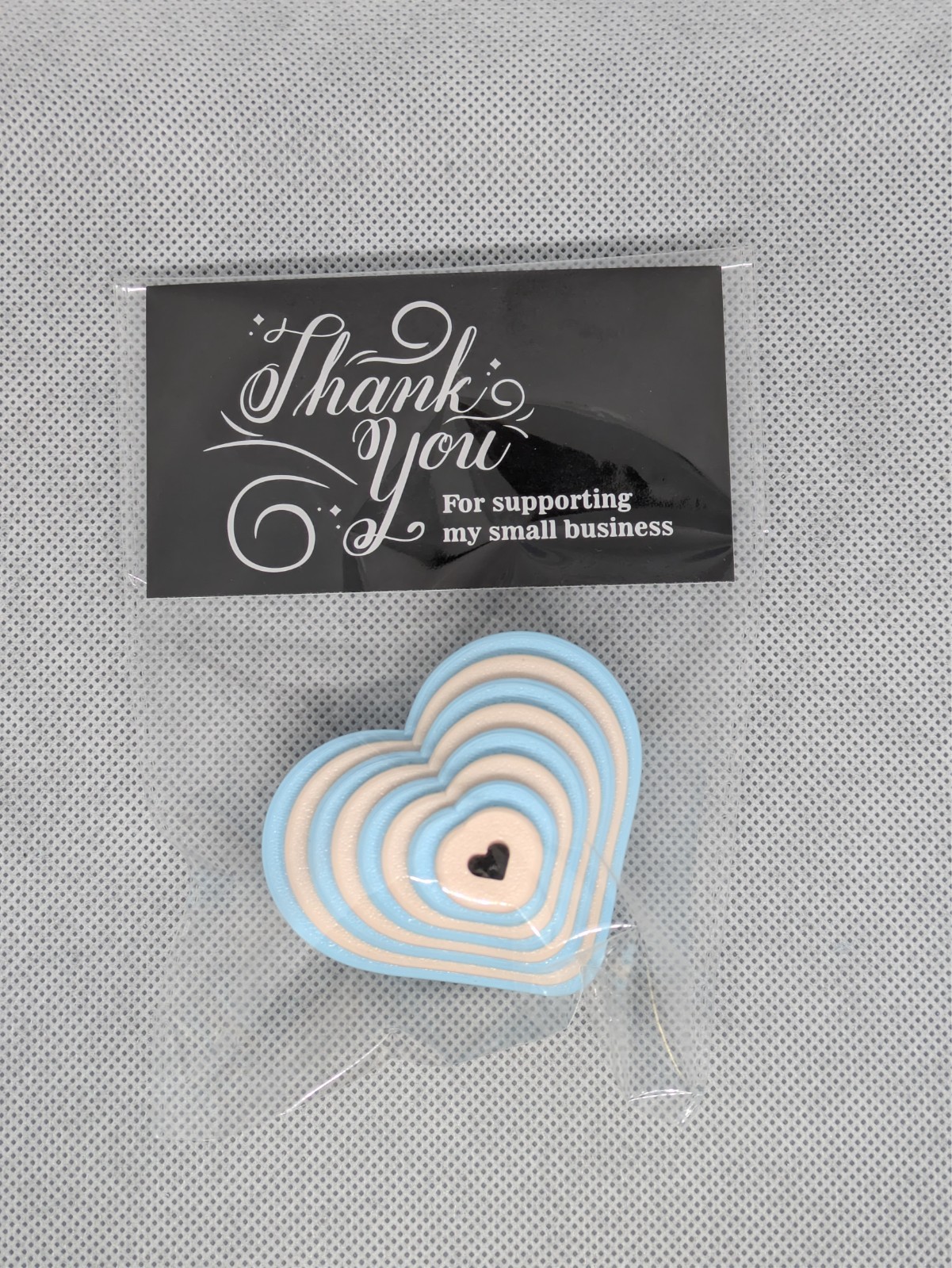 Heart Clay Cutter Shape Set ~ Polymer Crafting Tool ~ Stackable Outline