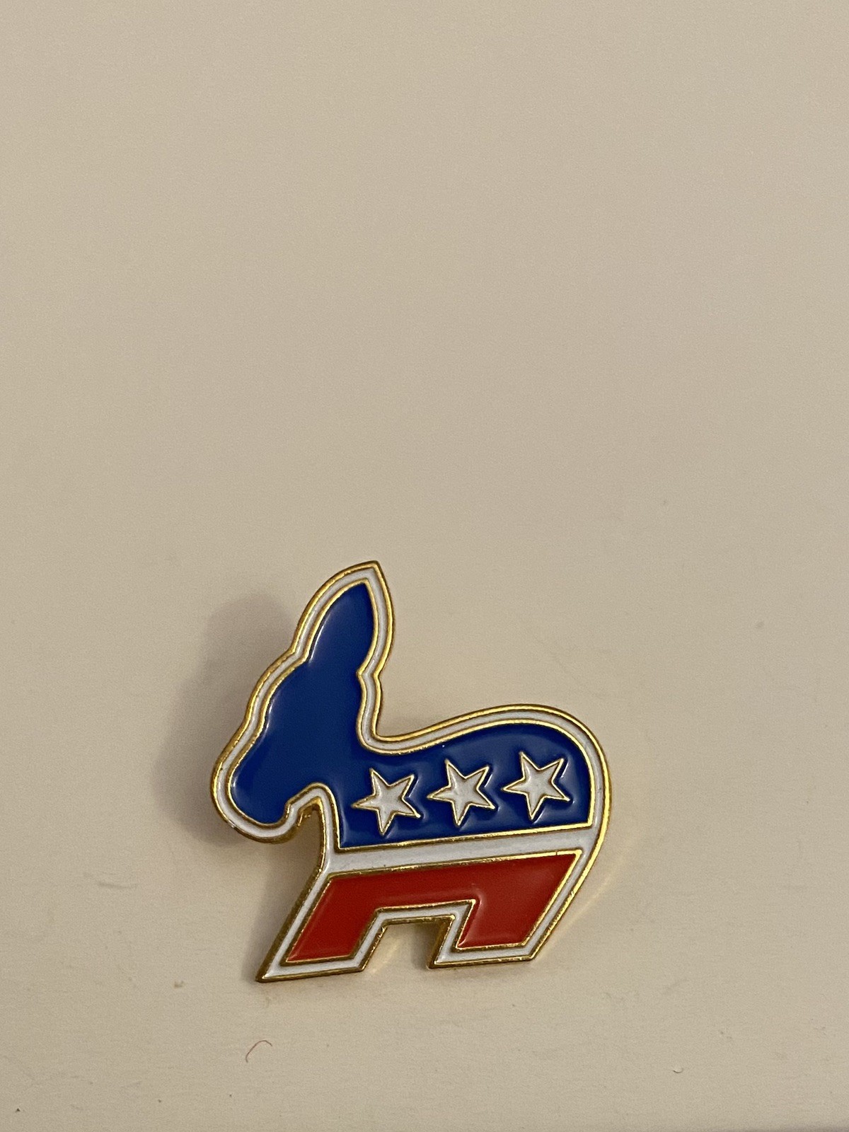 Donkey Democratic Patriotic Lapel Pin P105