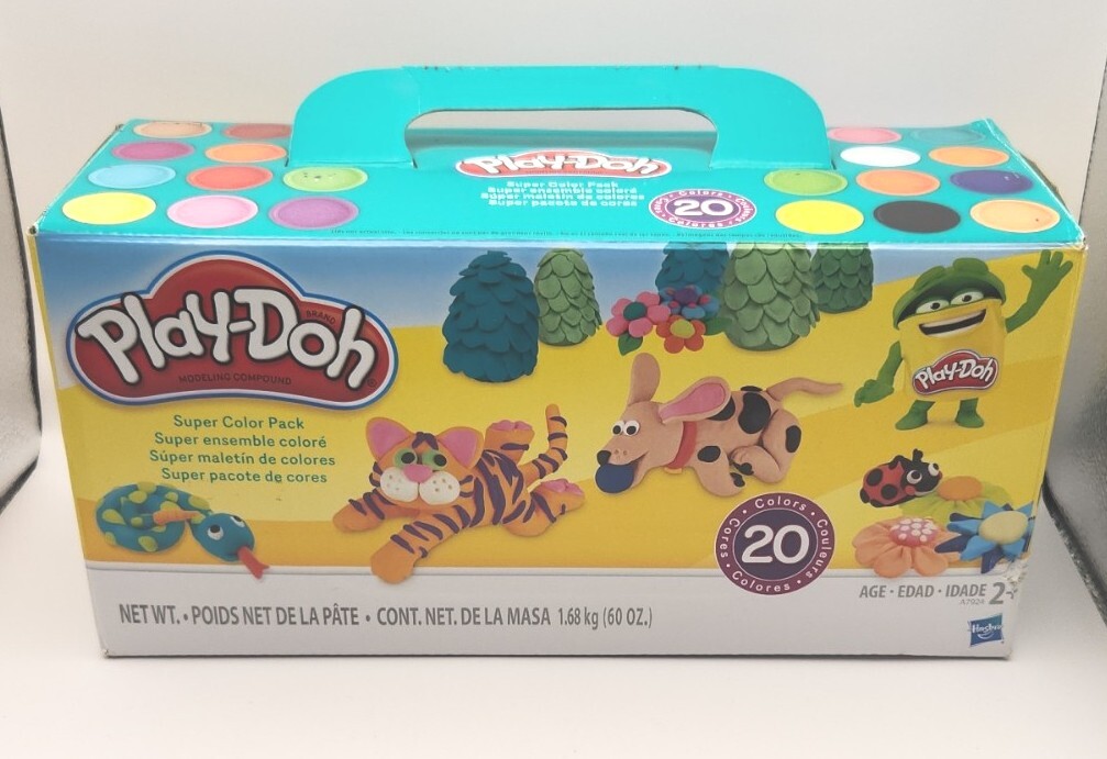 Play-doh Super Color Pac - 20 Colors Of Play Doh Mini Jars 2017 NIB