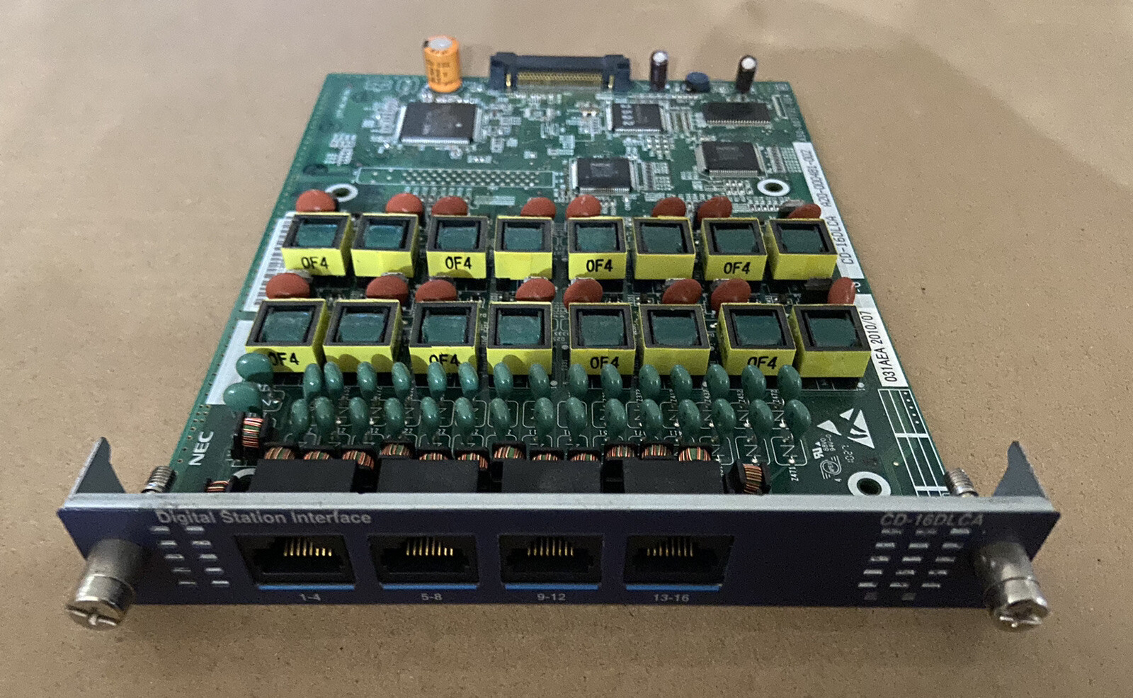 NEC CD-16DLCA 16-Port Digital Station Card 670109 *Refurbished*