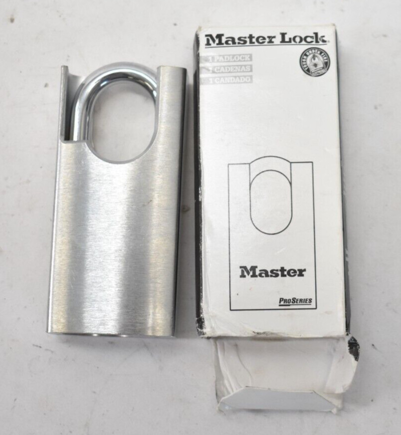 Master Lock 7046WO Pro Series Padlock Rekeyable Interchangeable Core NO KEY