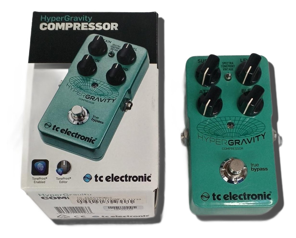 TC Electronic HyperGravity Compressor Effects Pedal Tested & Works 8515