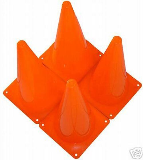 4 NEW HORSE TRAINING AID 15" 15 INCH CONES EQUESTRIAN
