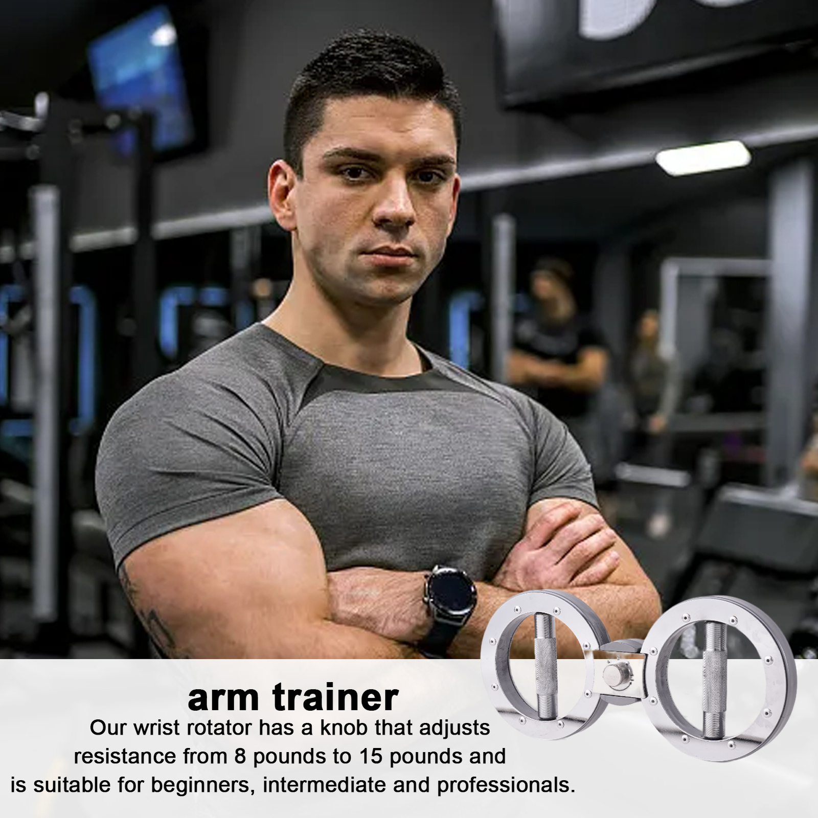 Spinning Burn Rotator Machine Arm Workout Equipment Forearm Trainer for Boxing