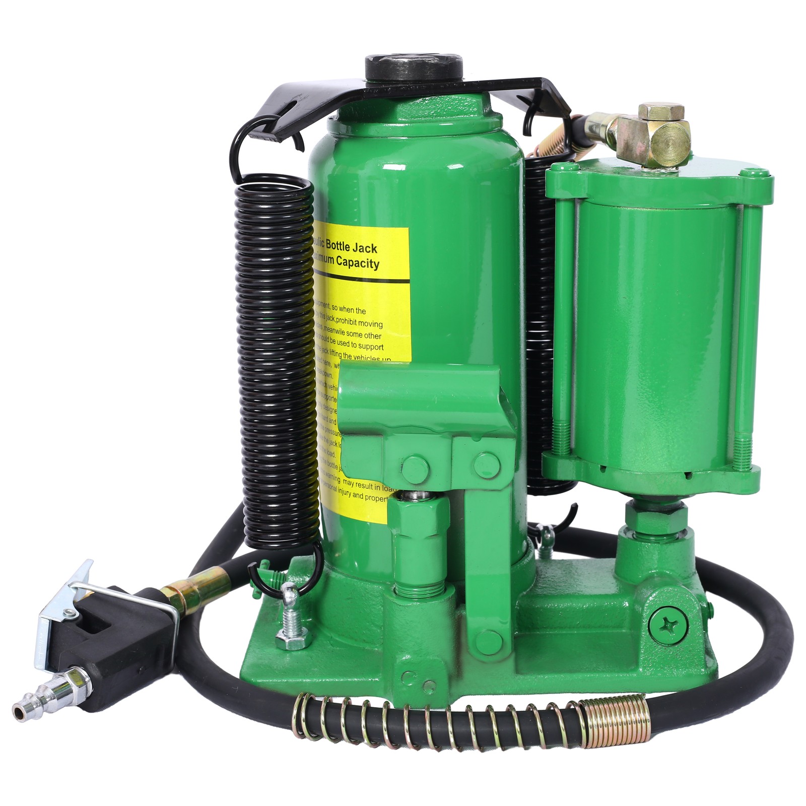 Heavy-Duty Air Hydraulic Bottle Jack 12 Ton/24000 LBS All Welded for Car Truck