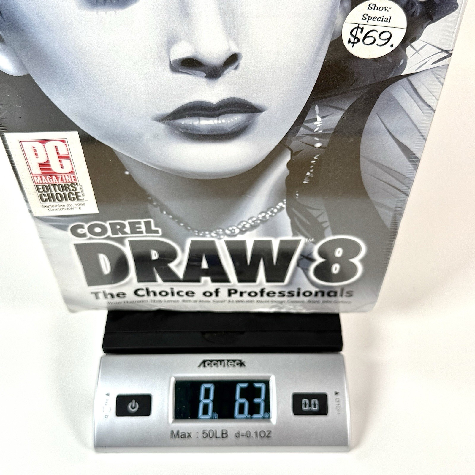 COREL DRAW 8 Software New & Sealed for Win95 & NT 4.0 1998 Read Description